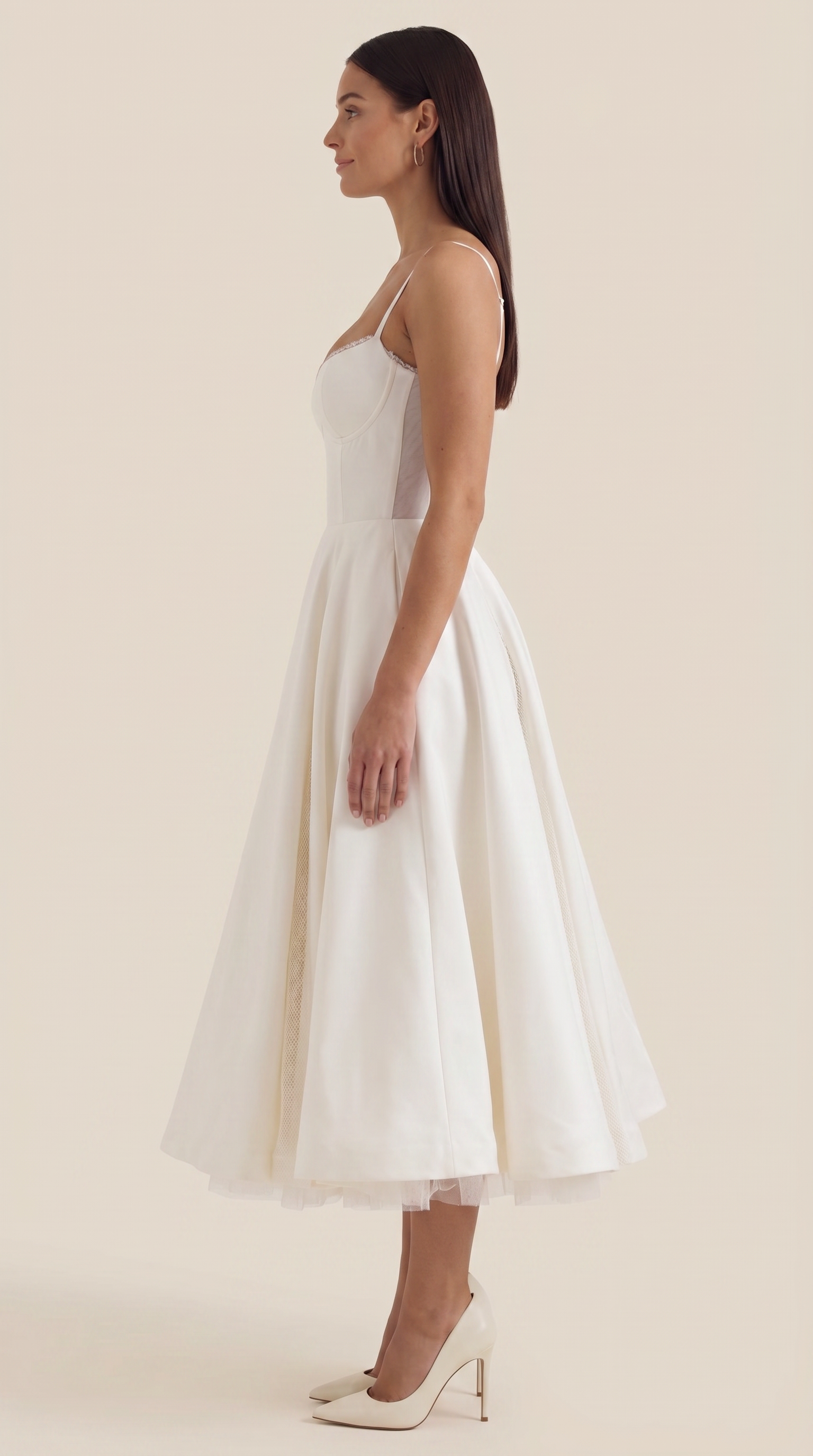 Vestido Midi Isolde de Tul