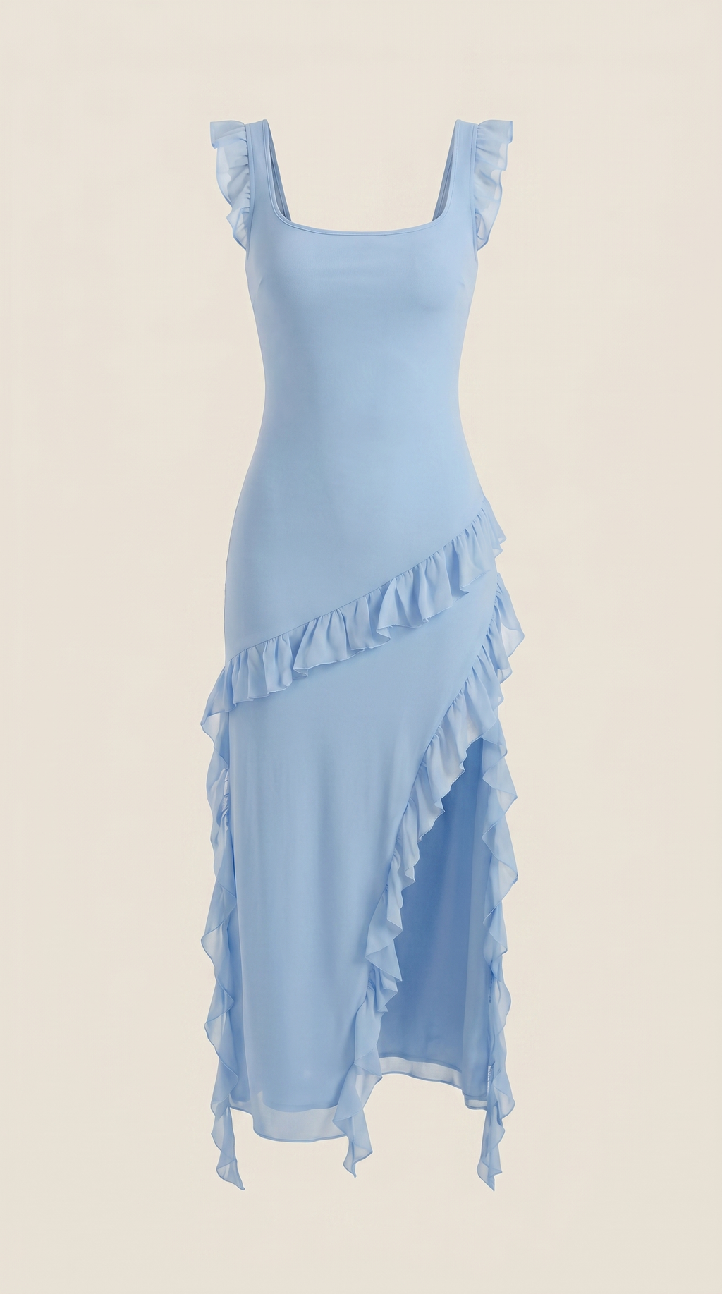 Vestido Maxi Susan con Volantes
