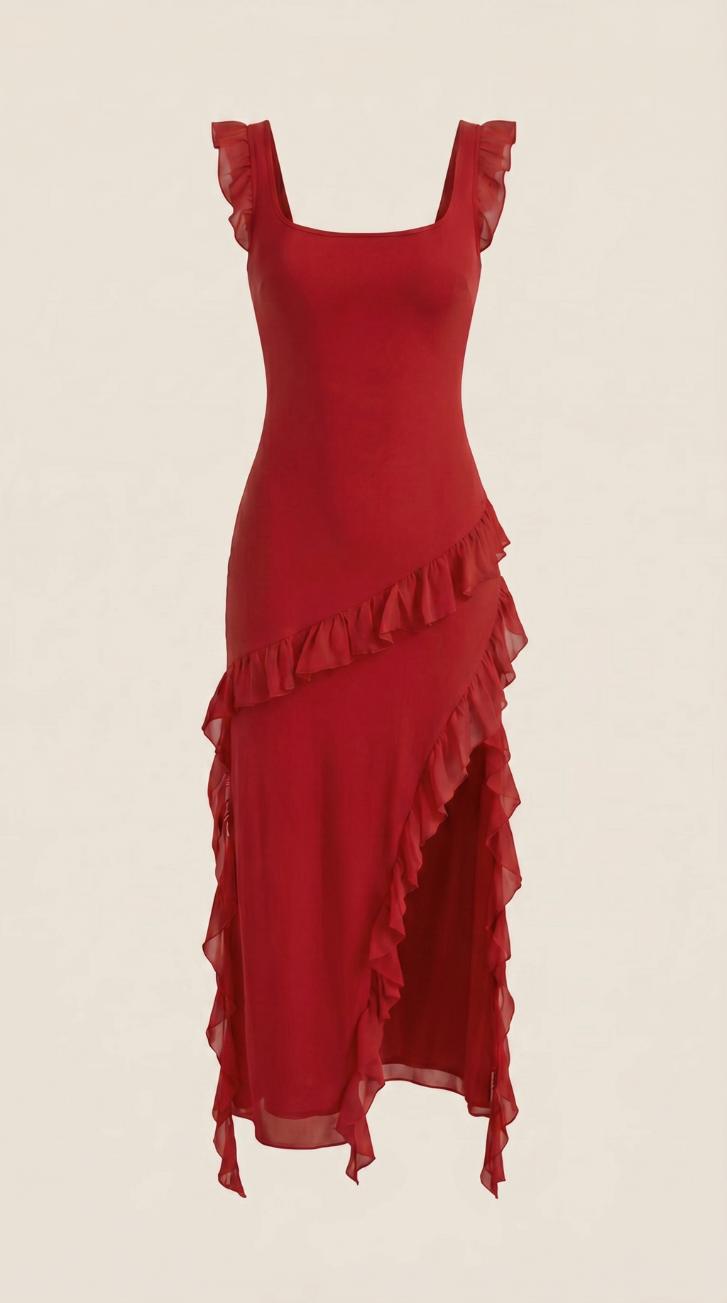 Vestido Maxi Susan con Volantes