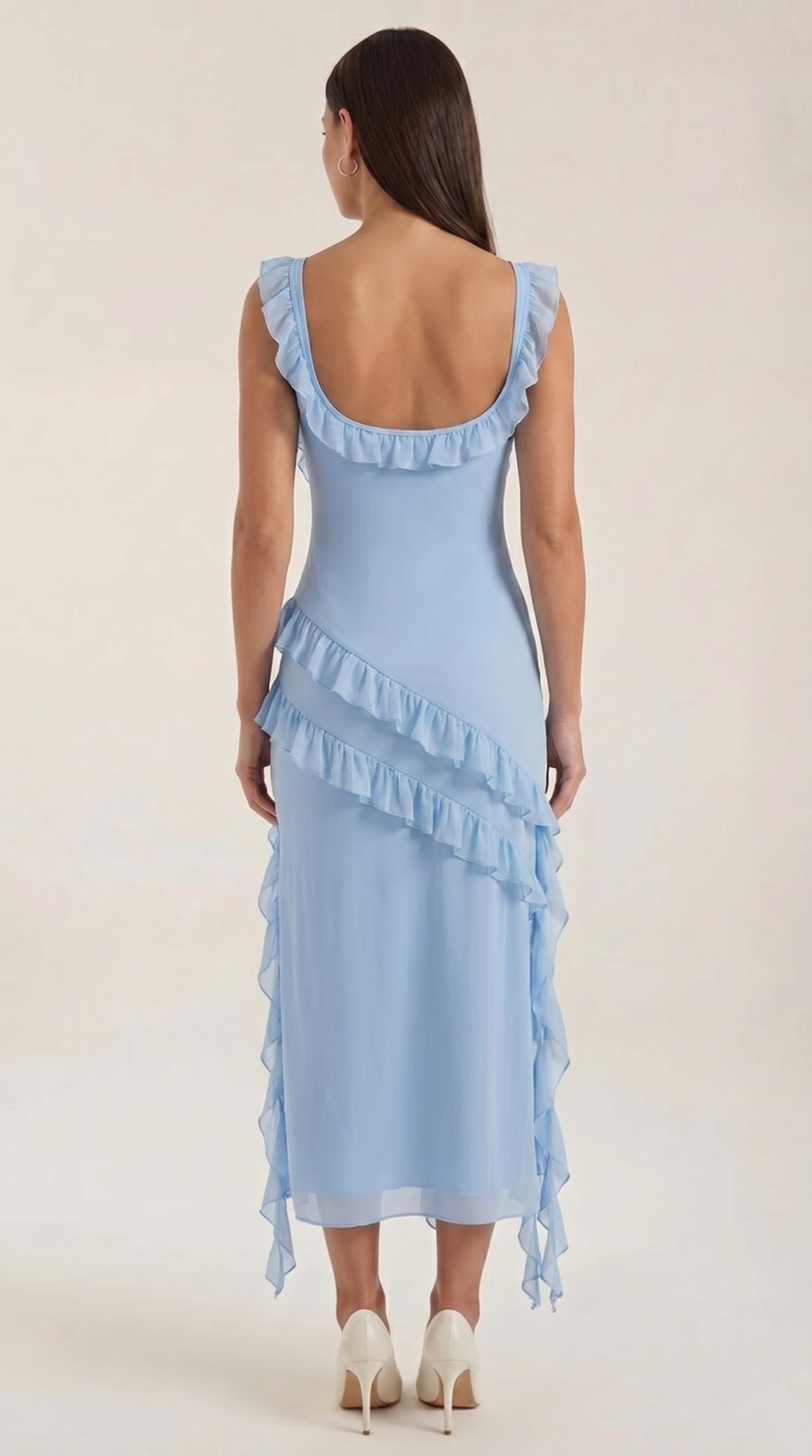 Vestido Maxi Susan con Volantes