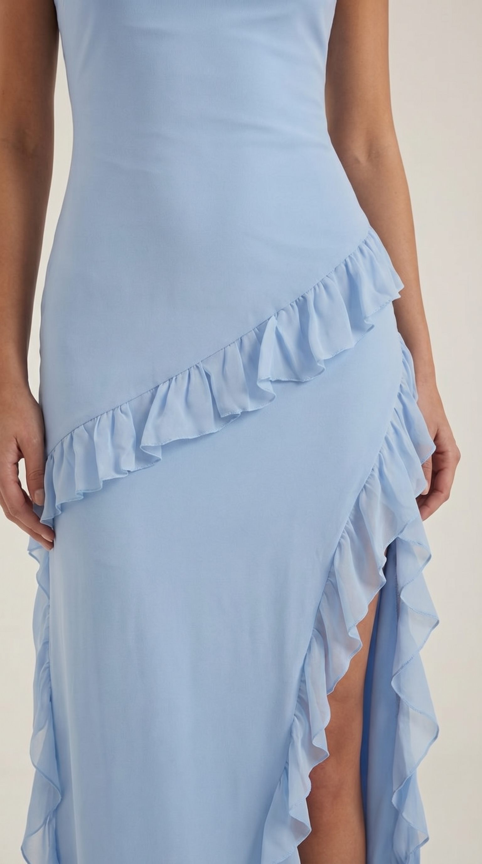 Vestido Maxi Susan con Volantes