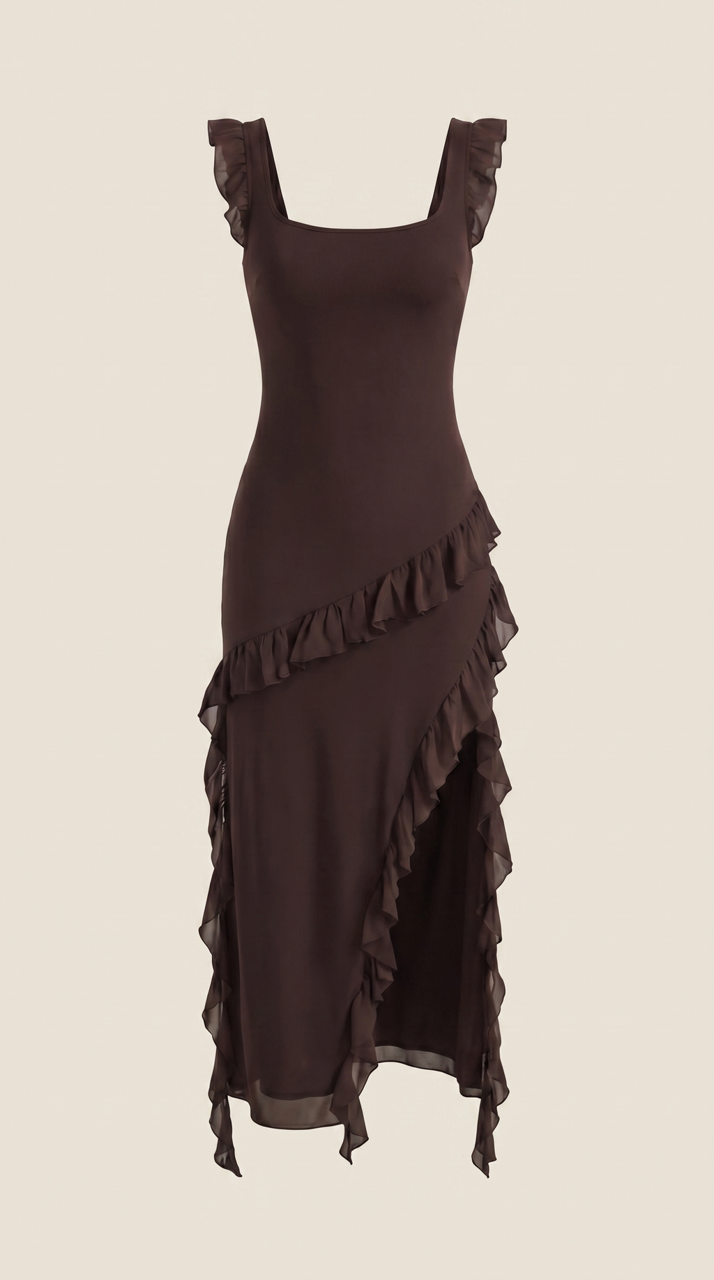 Vestido Maxi Susan con Volantes