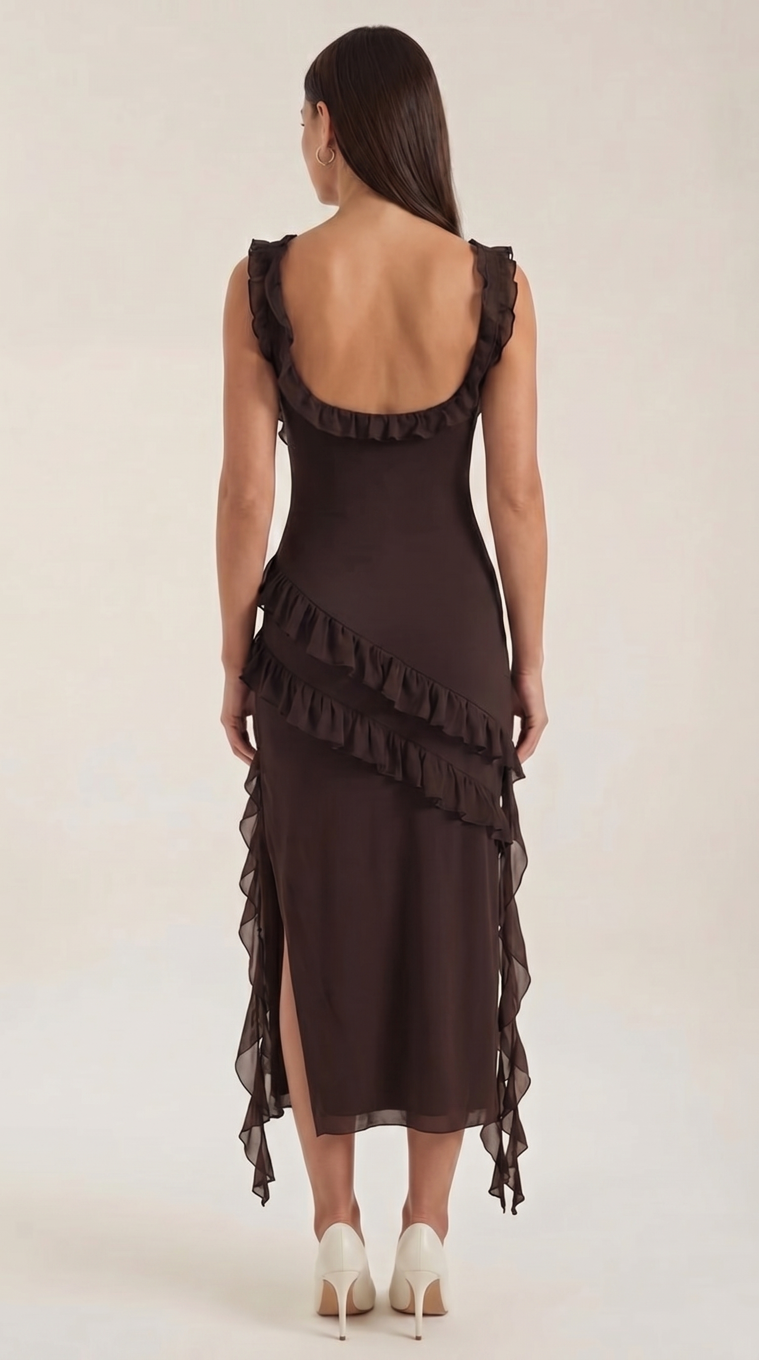 Vestido Maxi Susan con Volantes