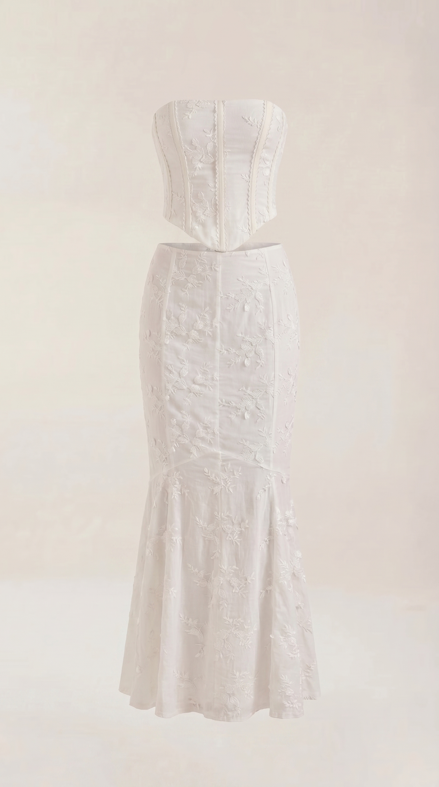 Vestido Maxi Anastasia de Encaje con Corsé