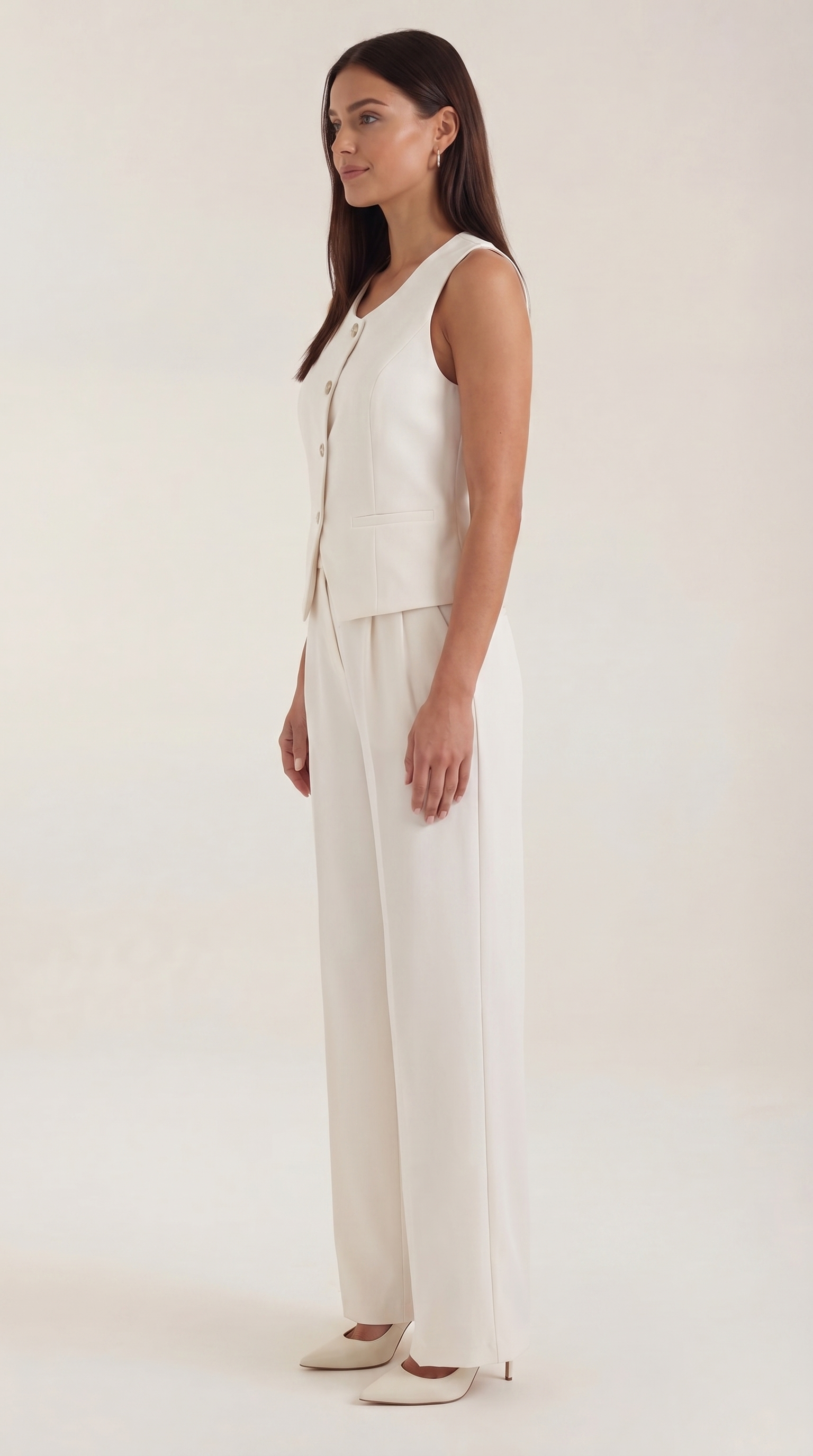 Conjunto Anita de Chaleco Entallado y Pantalón