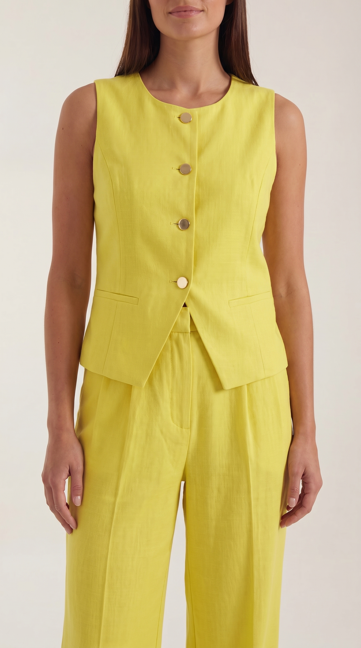 Conjunto Anita de Chaleco Entallado y Pantalón