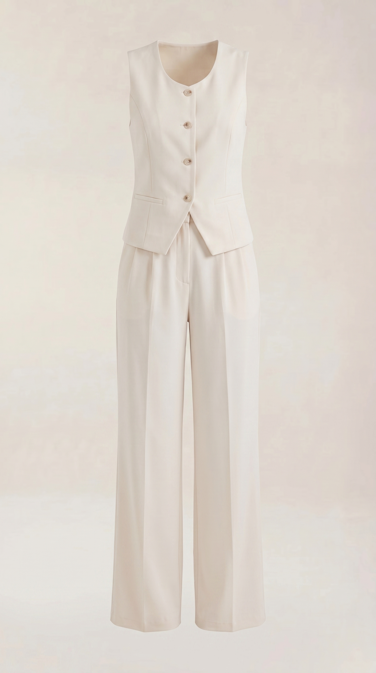 Conjunto Anita de Chaleco Entallado y Pantalón