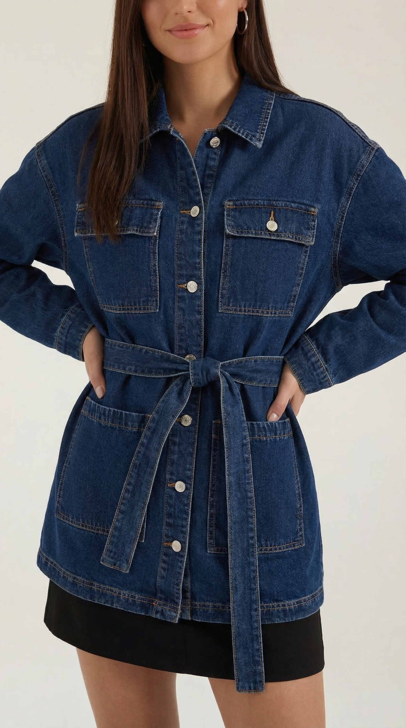 Chaqueta Vaquera Alice con Cinturón
