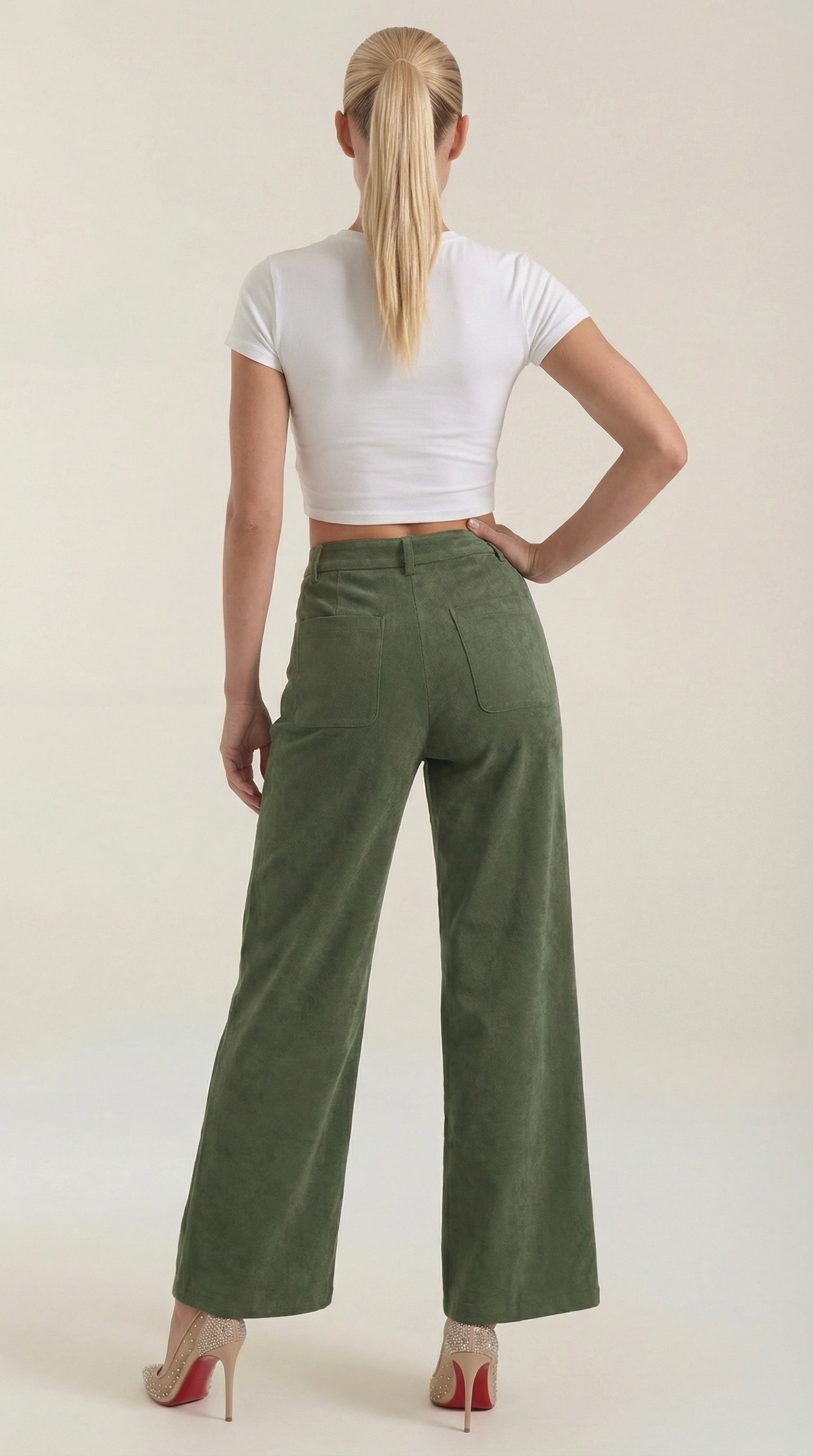 Pantalón Allison Ancho de Pana