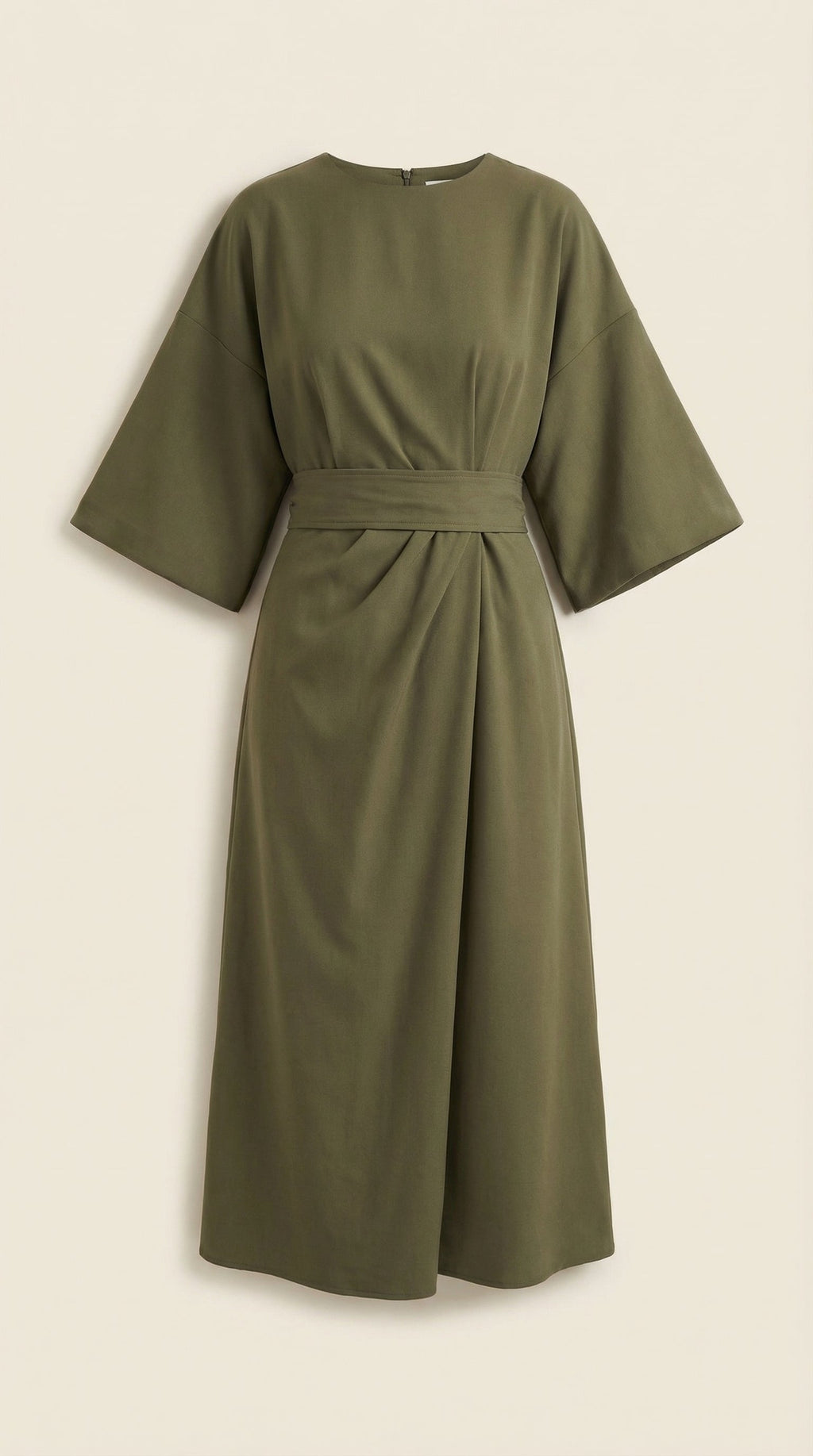 Vestido Midi Ana con Mangas Globo