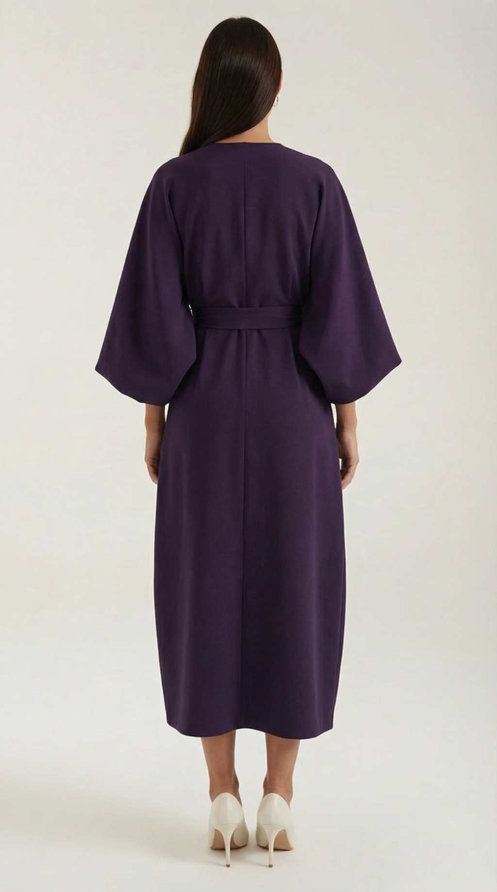 Vestido Midi Ana con Mangas Globo