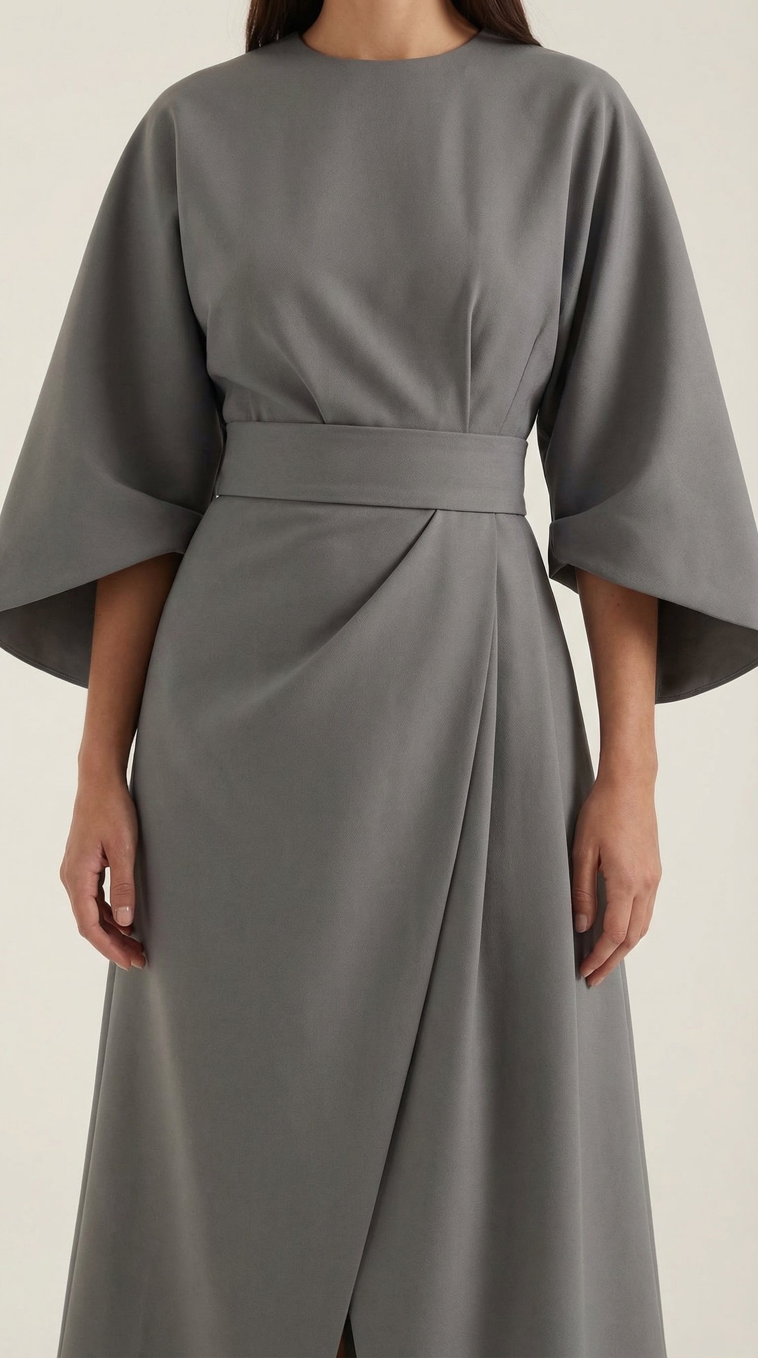 Vestido Midi Ana con Mangas Globo