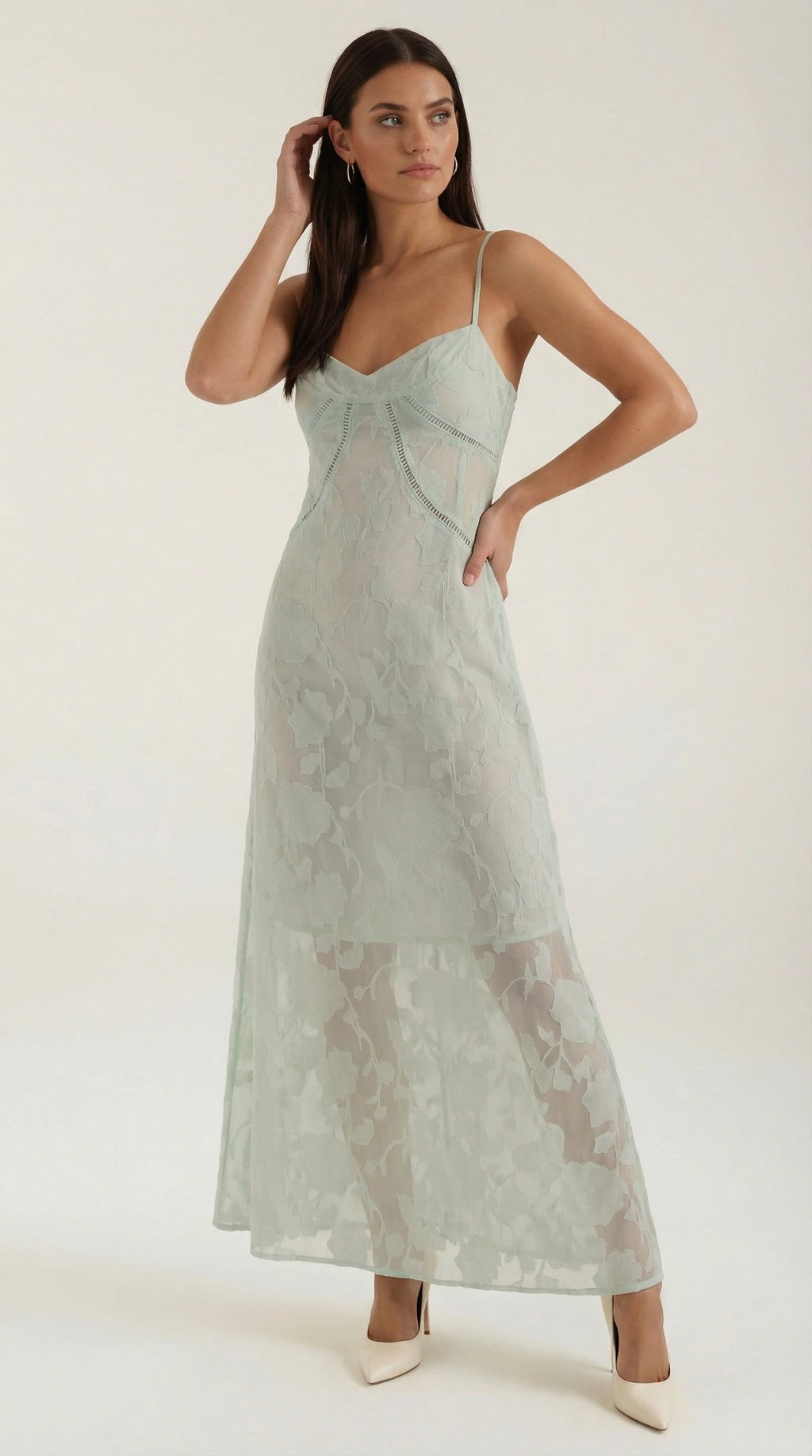 Vestido Maxi Arabelle de Jacquard