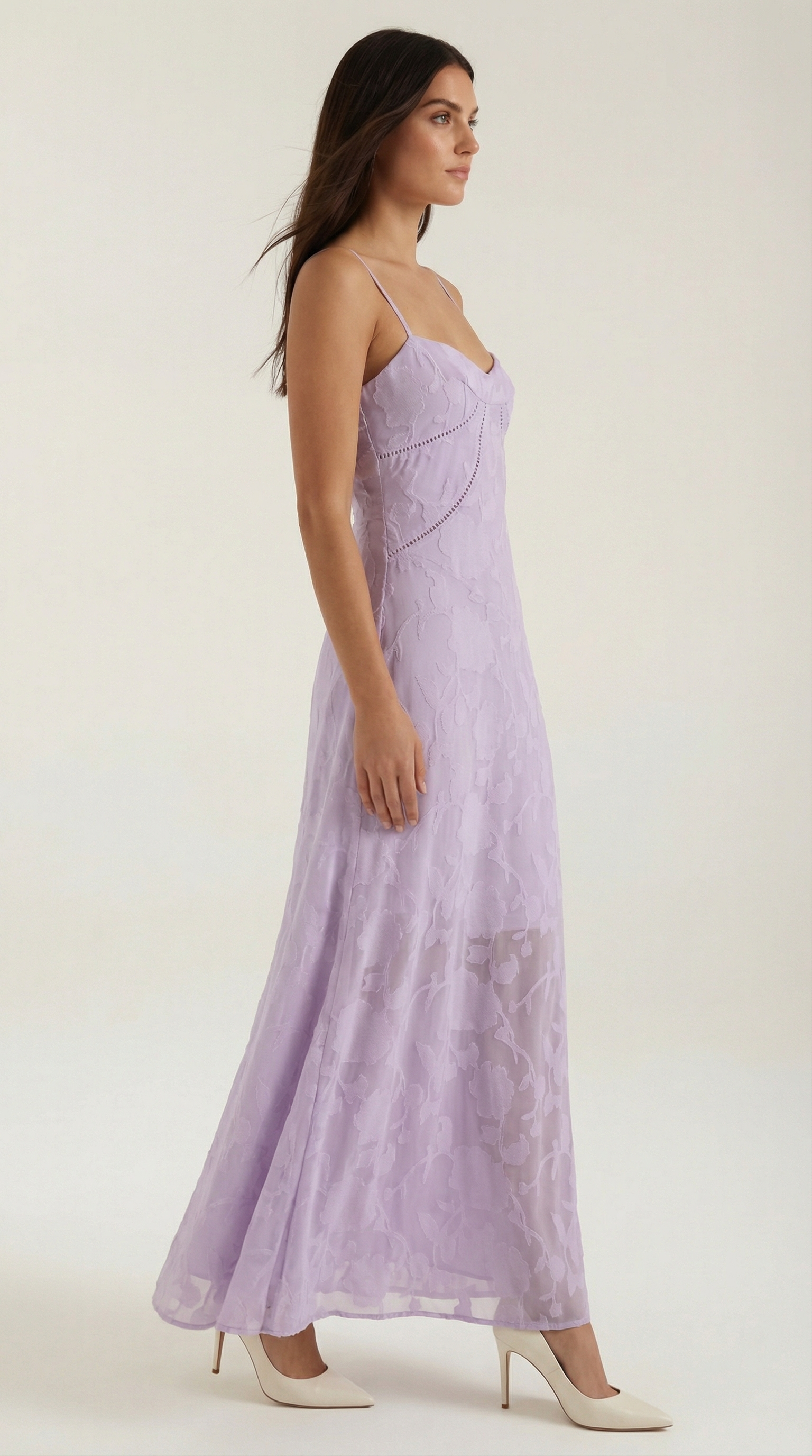 Vestido Maxi Arabelle de Jacquard