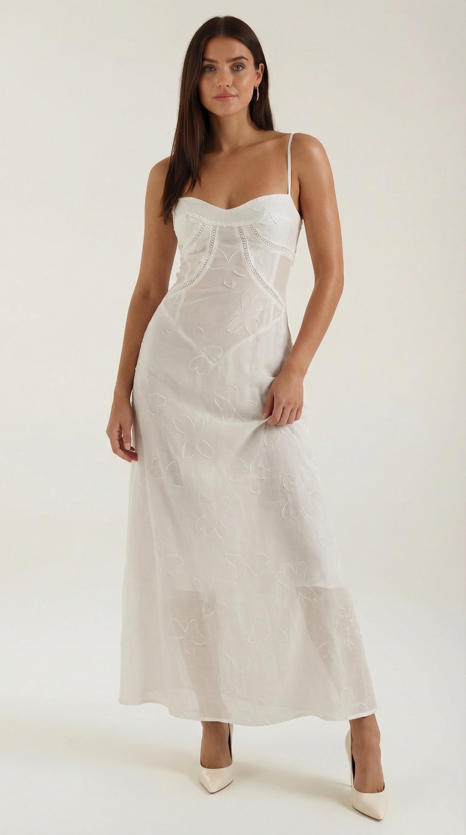 Vestido Maxi Arabelle de Jacquard