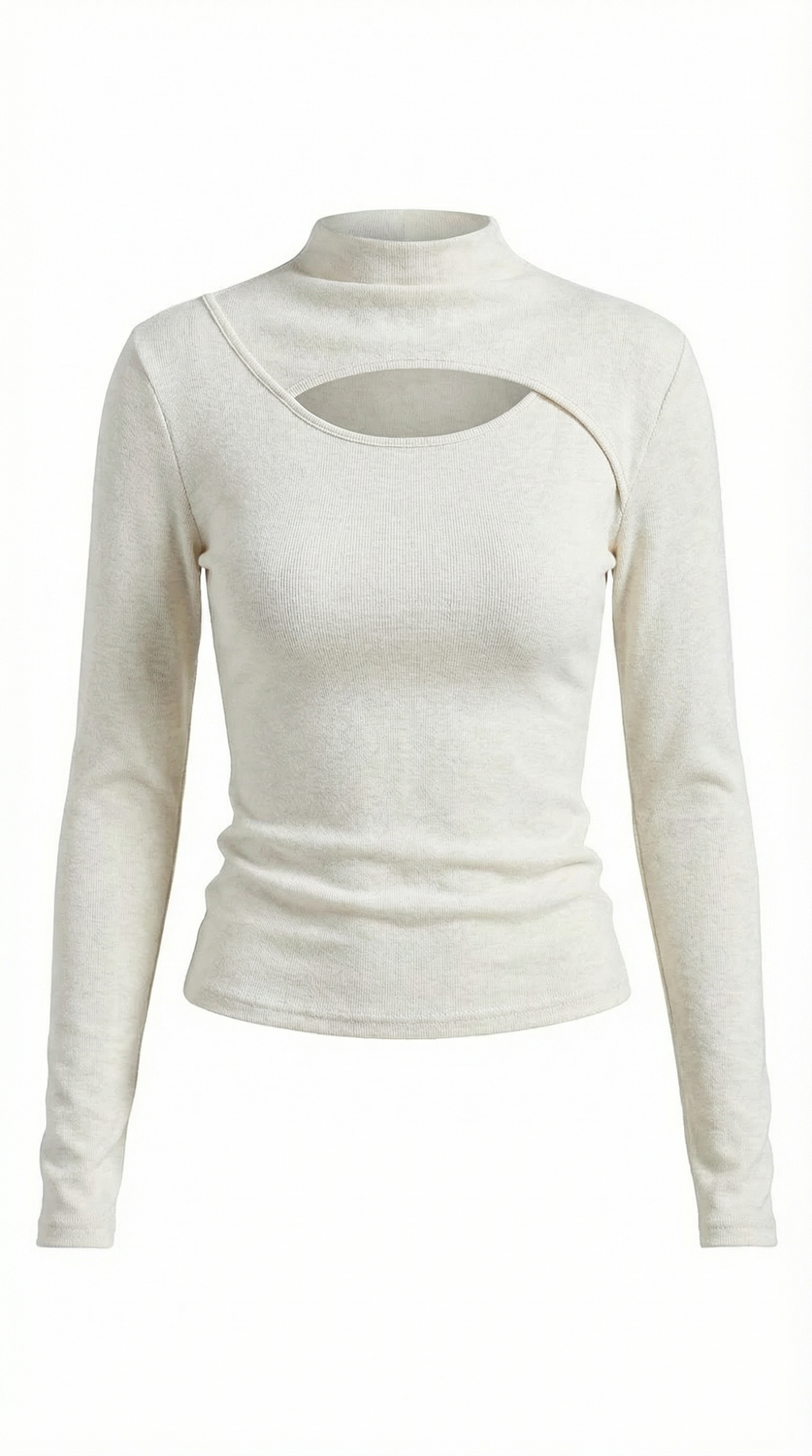 Top Barbara de Manga Larga con Cuello Alto