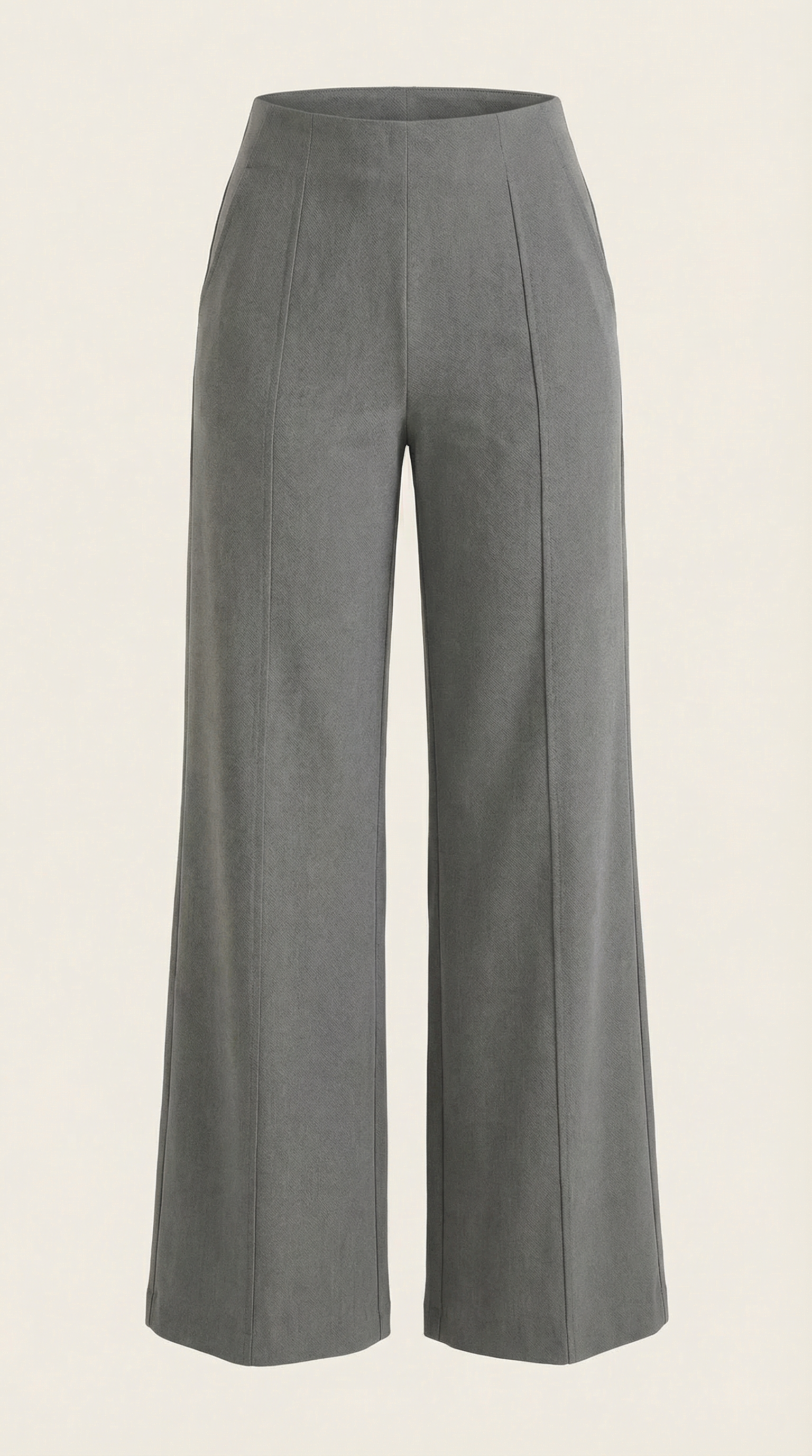 Pantalón Brooke de Pierna Ancha y Tiro Muy Alto