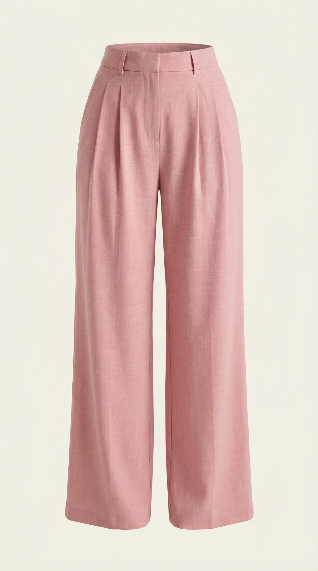 Pantalón Ancho Courtney de Mezcla de Lino