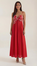 Vestido Maxi Deborah con Motivo de Pez