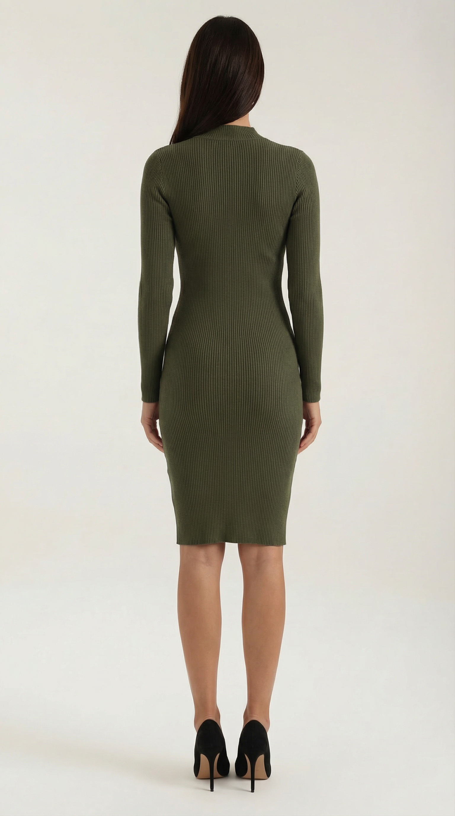 Vestido Midi Erin de Canalé con Botonadura Lateral