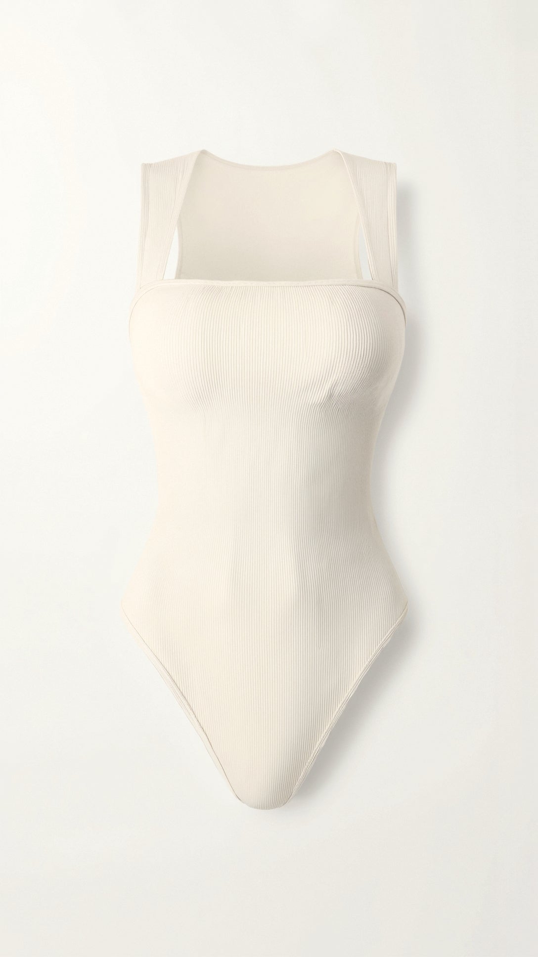 Body de Canalé con Escote Cuadrado