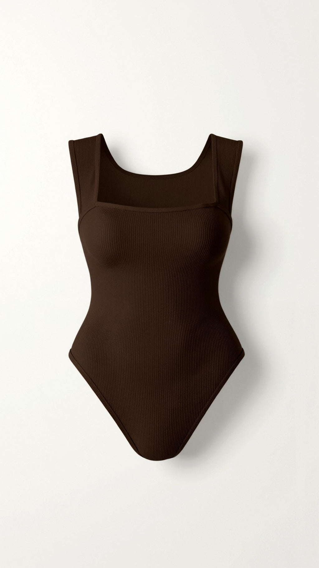Body de Canalé con Escote Cuadrado