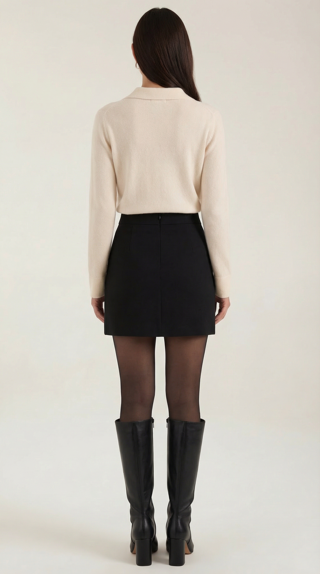 Top Gladys de Punto con Cuello Polo