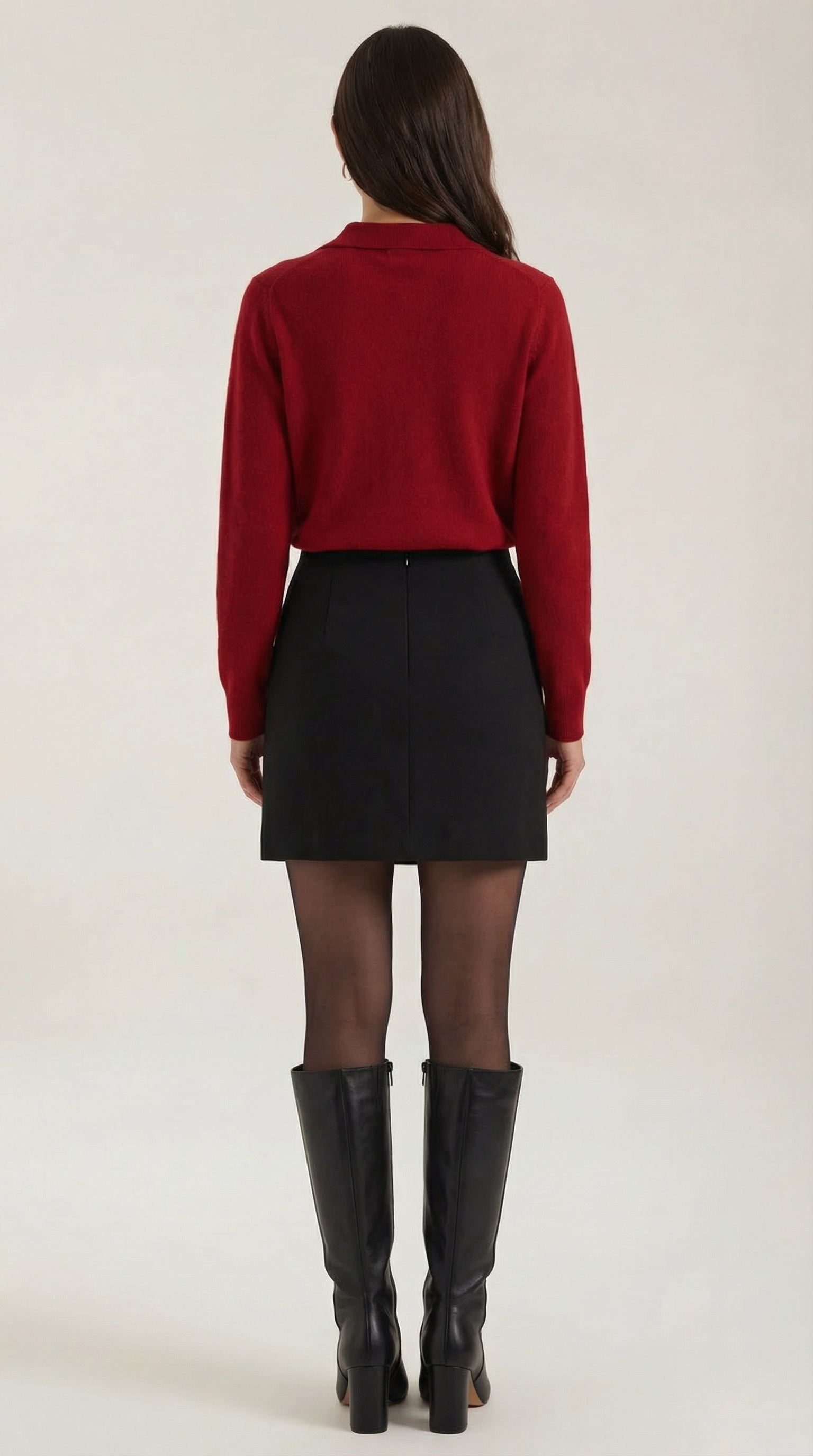 Top Gladys de Punto con Cuello Polo
