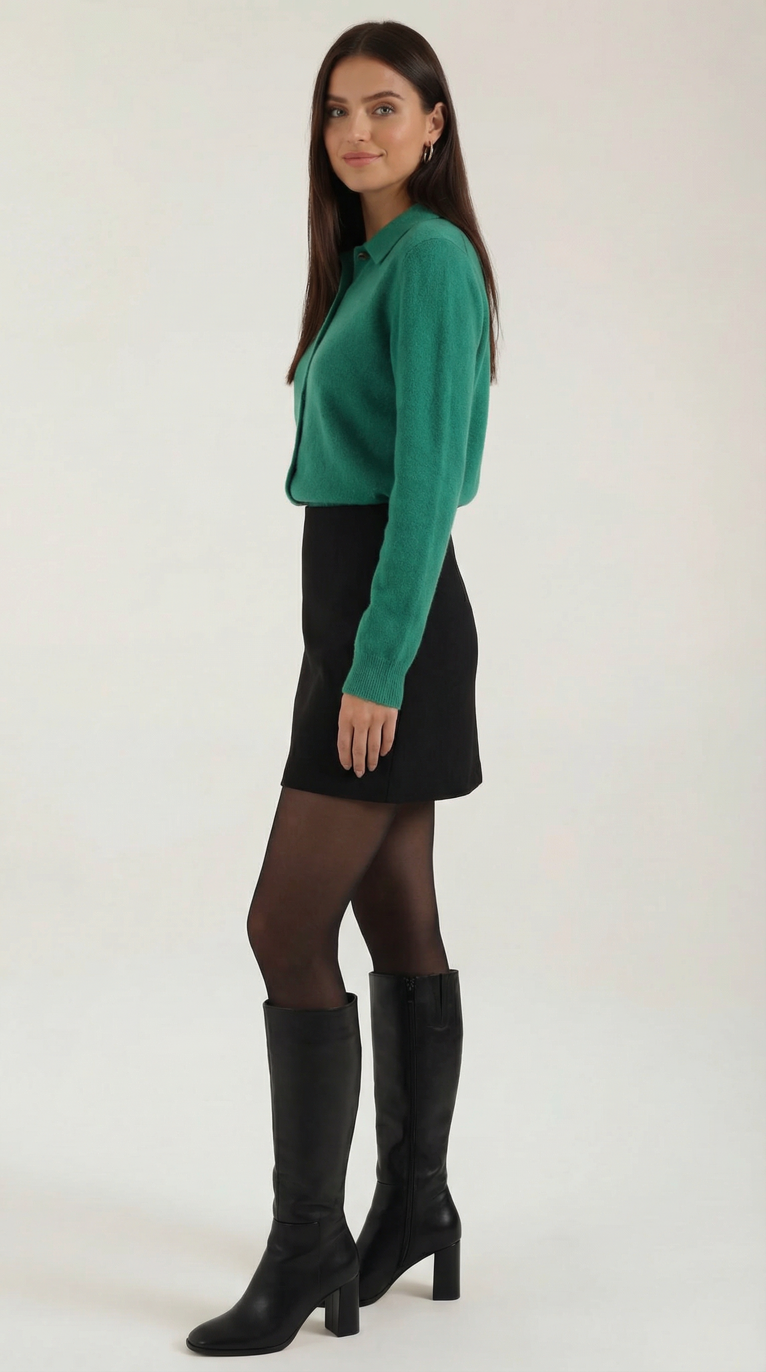 Top Gladys de Punto con Cuello Polo