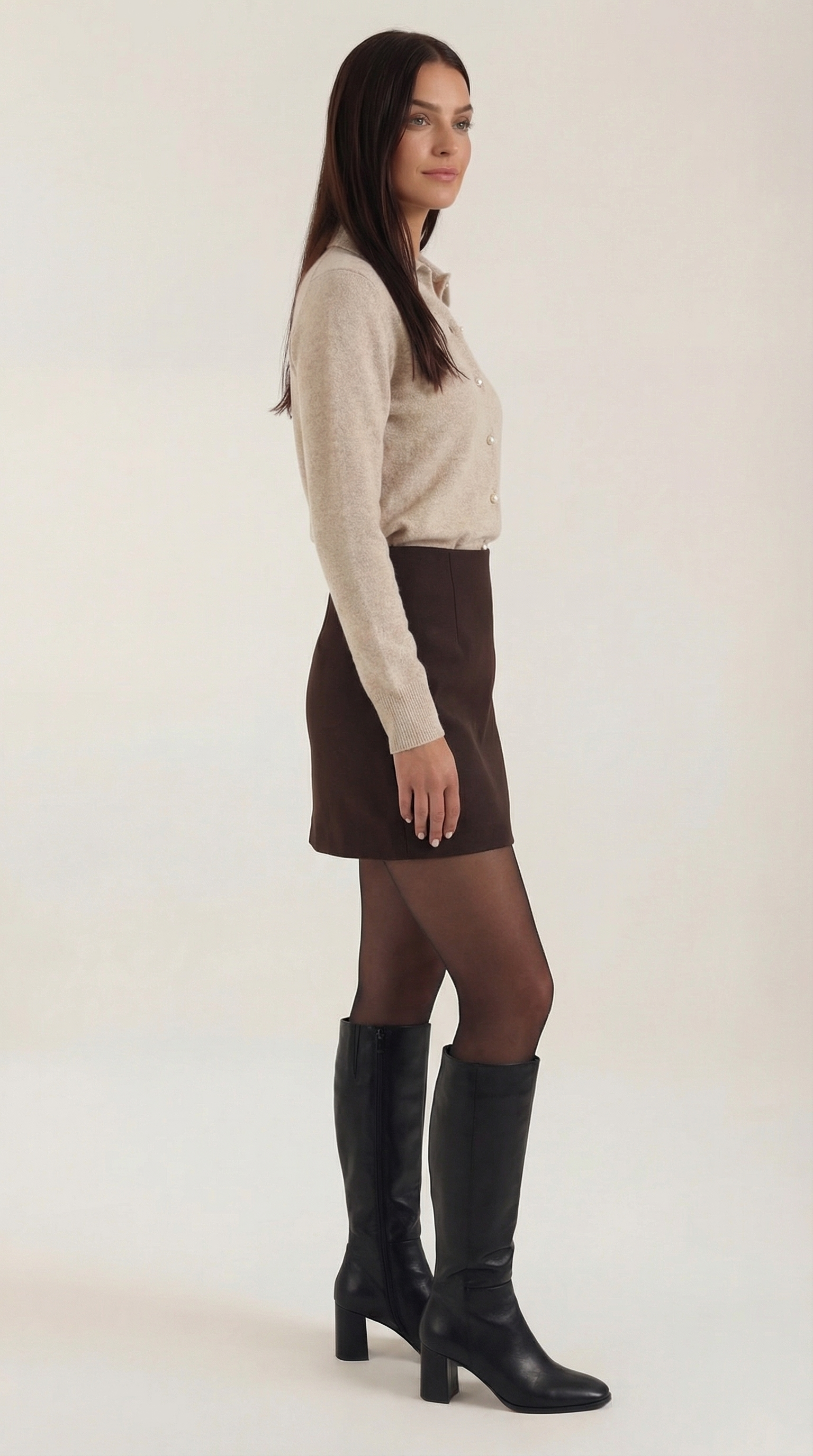 Top Gladys de Punto con Cuello Polo