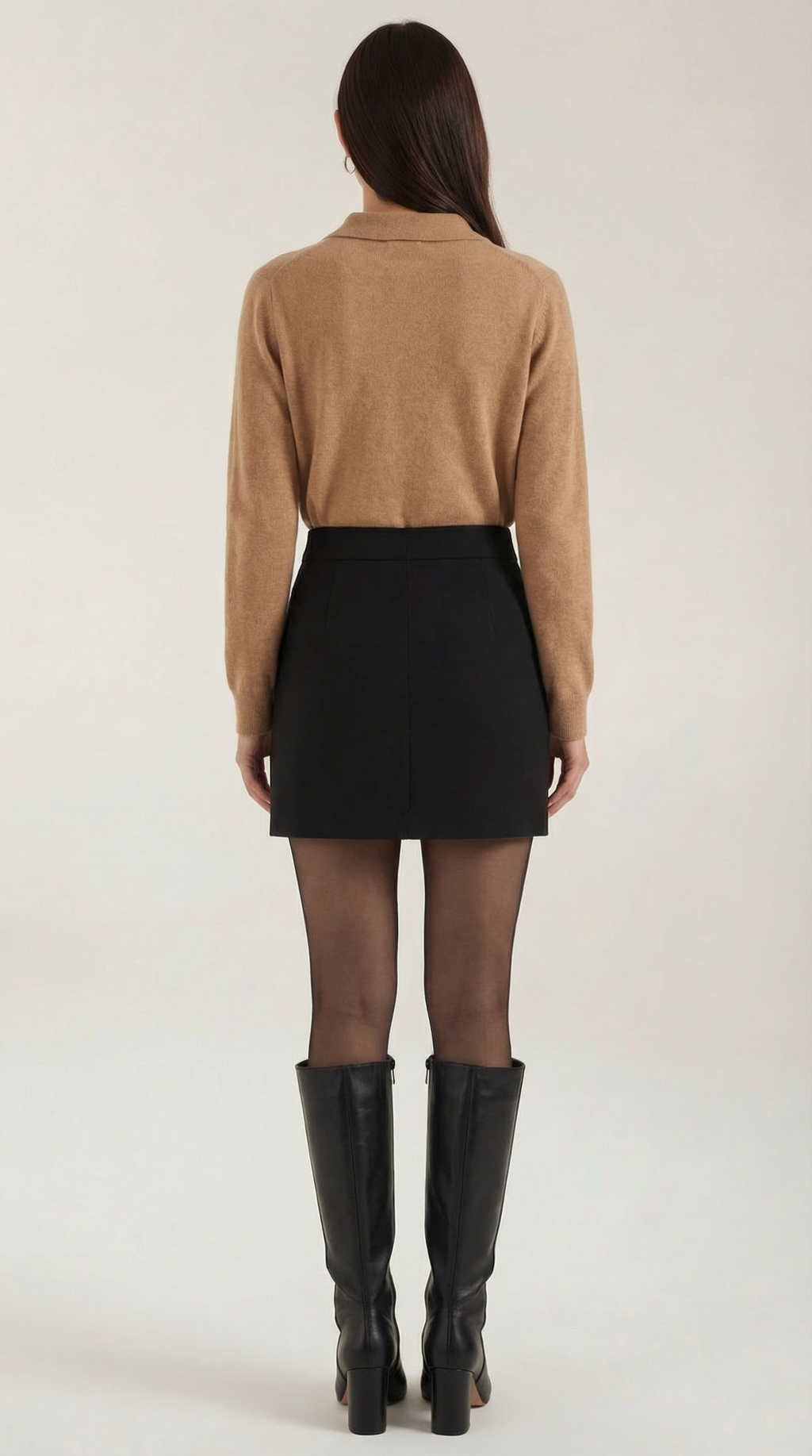 Top Gladys de Punto con Cuello Polo