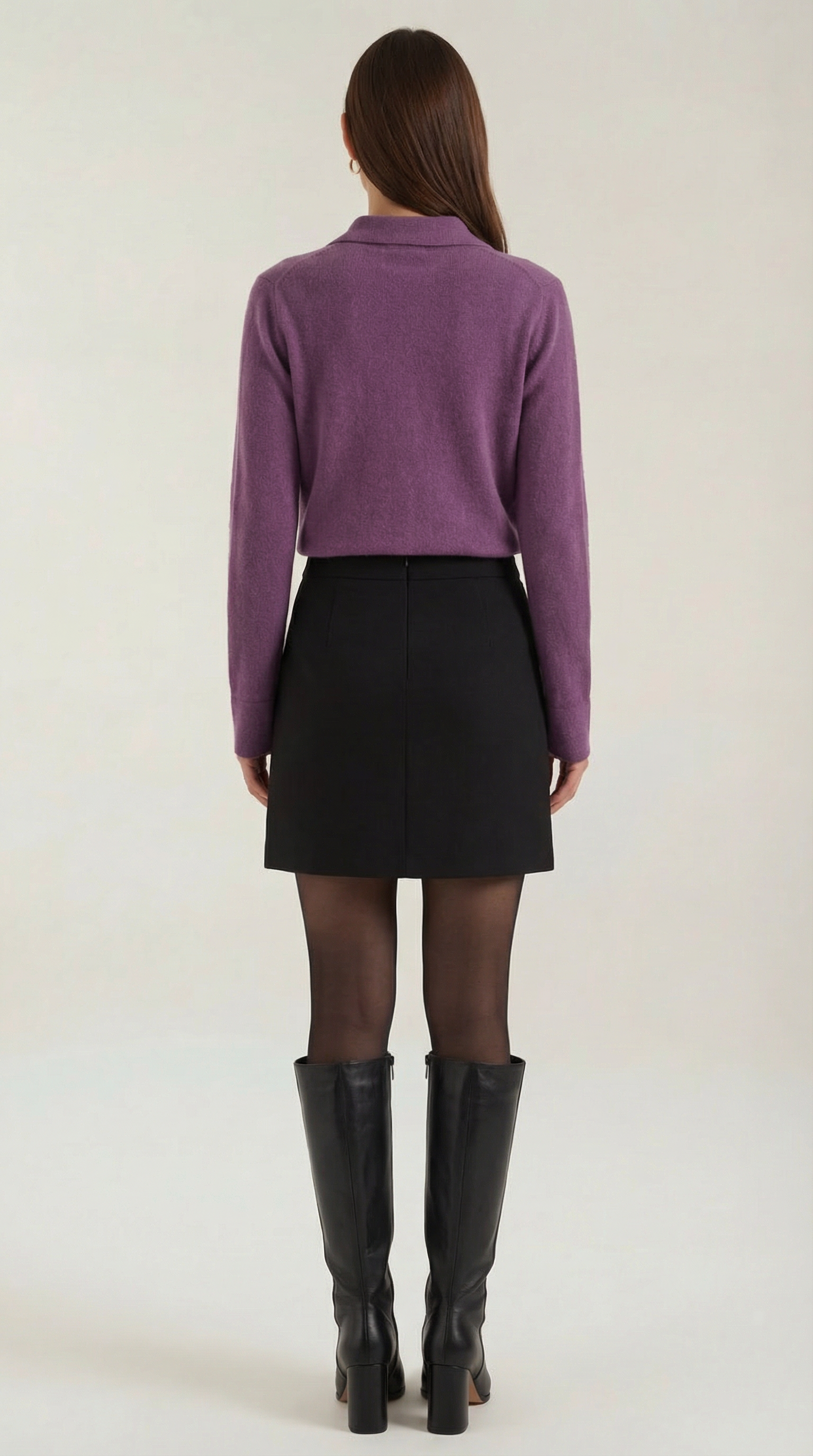 Top Gladys de Punto con Cuello Polo