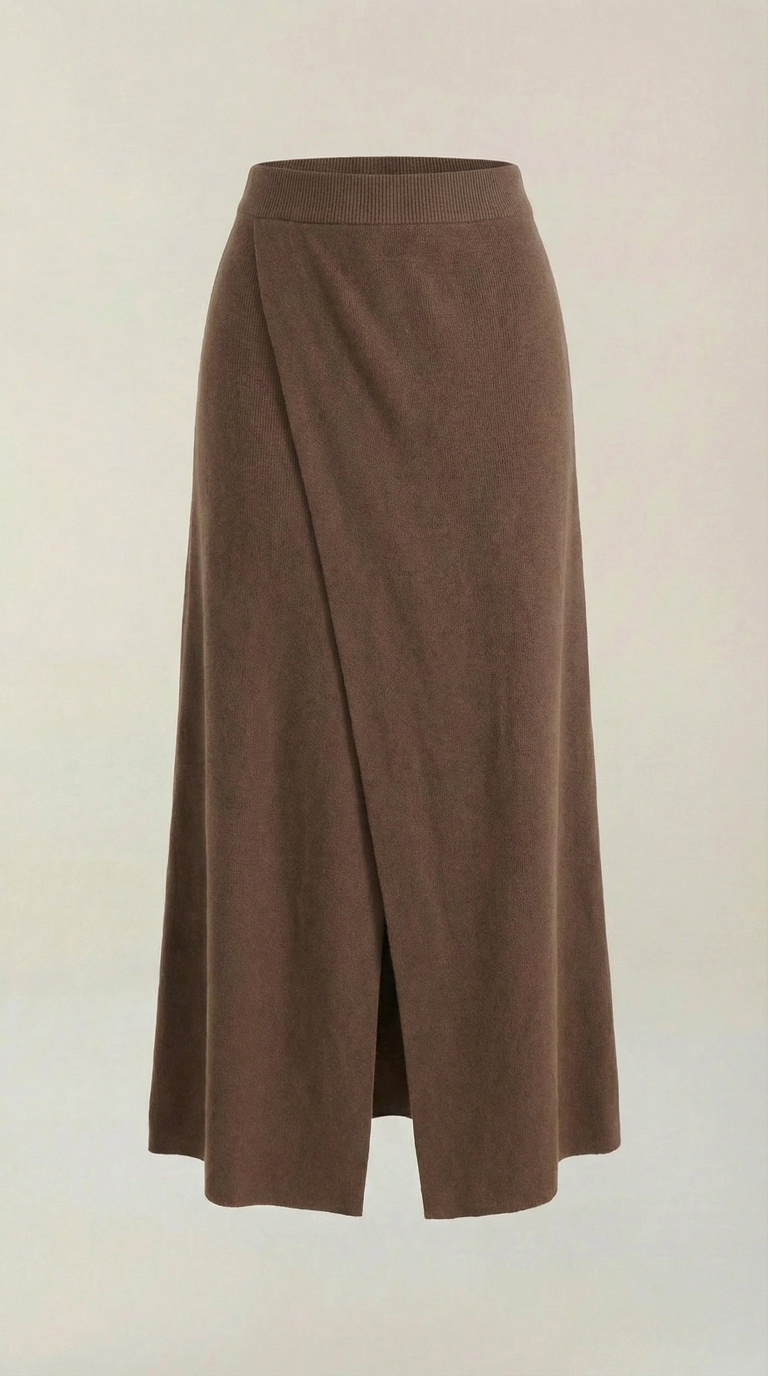 Falda Maxi Gwendolyn de Punto Canalé Suave