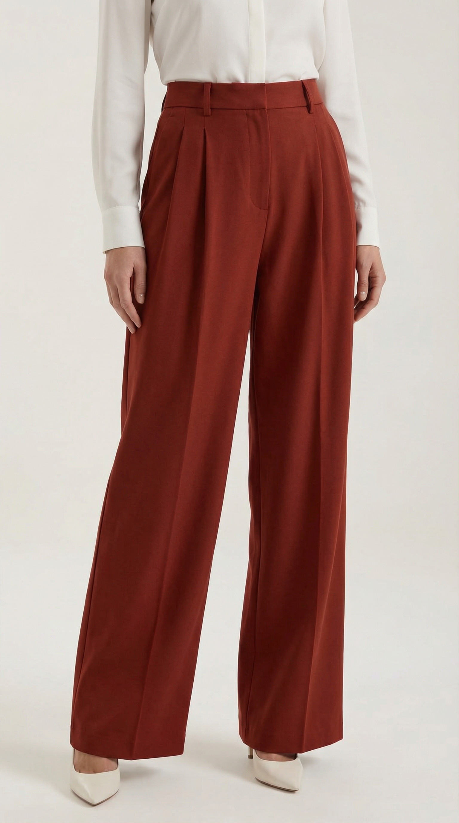Pantalón Ancho Hazel de Tiro Alto