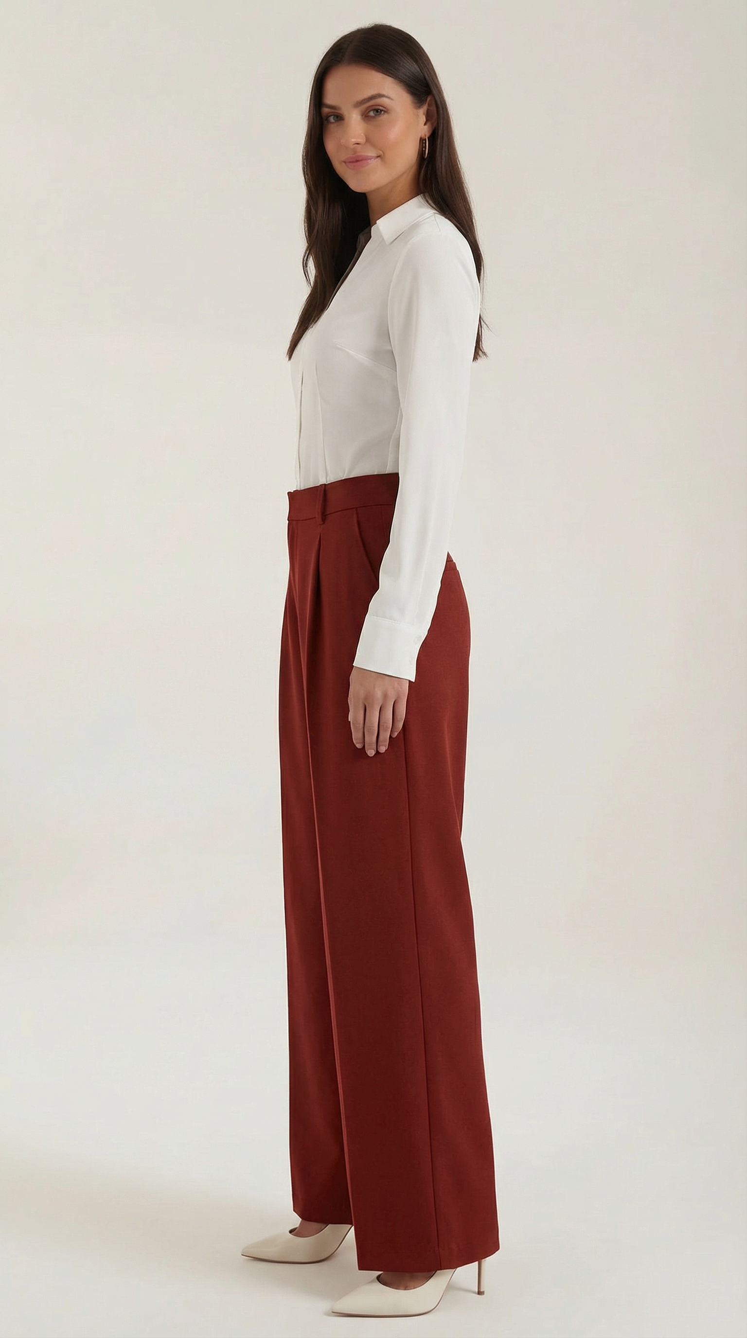 Pantalón Ancho Hazel de Tiro Alto