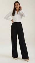Pantalón Ancho Hazel de Tiro Alto