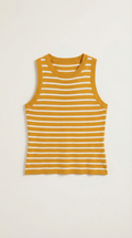 Crop Top Heloise de Punto a Rayas