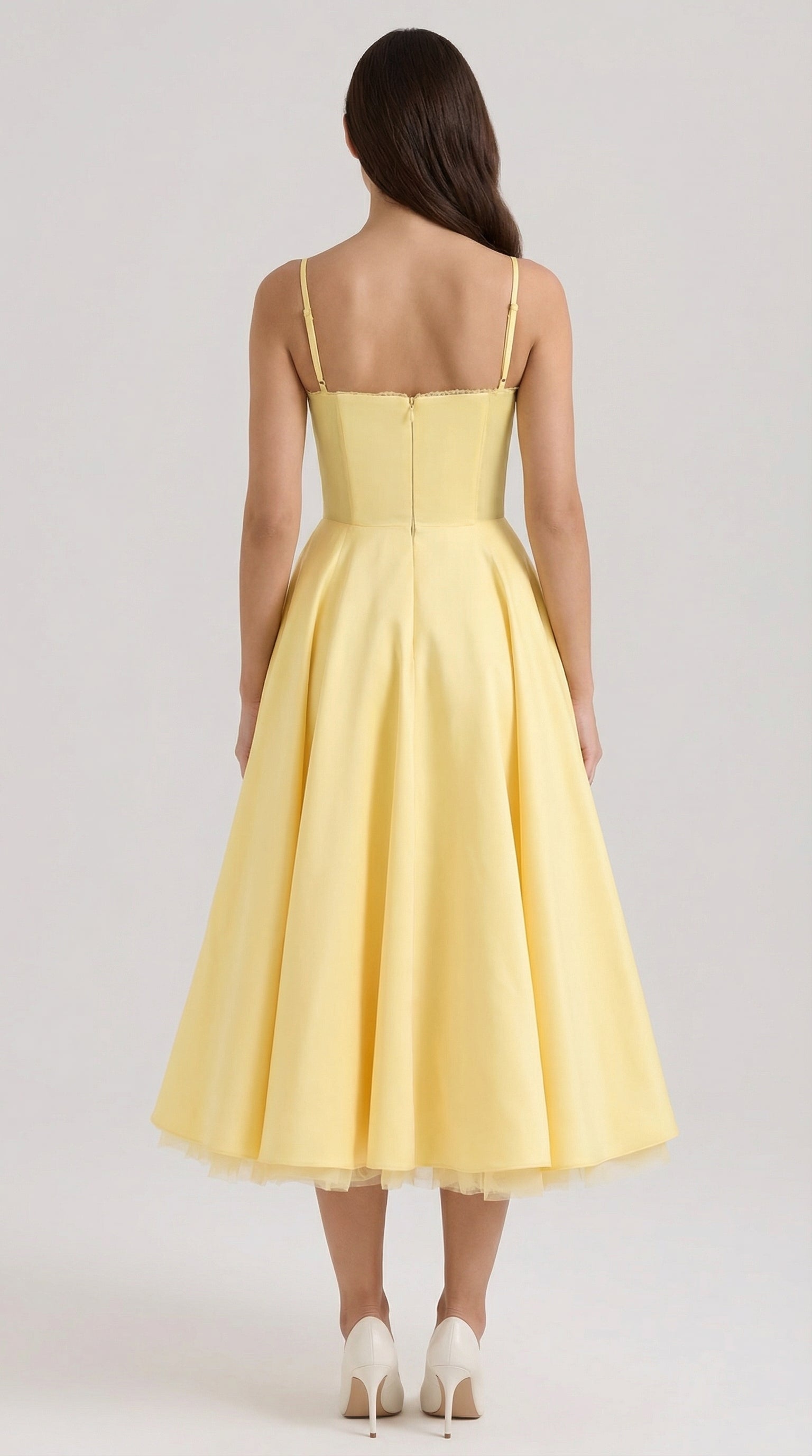 Vestido Midi Isolde de Tul