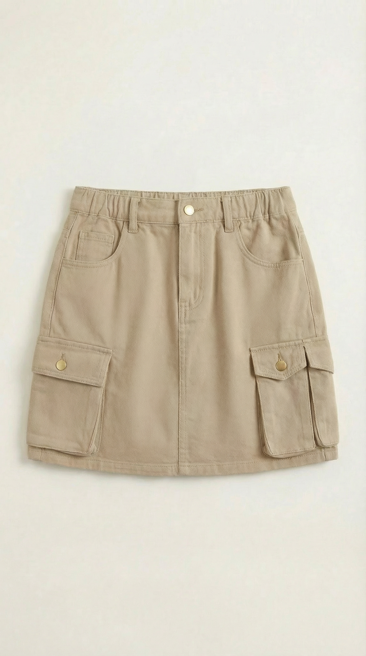Minifalda Ivy de Algodón con Bolsillos Cargo