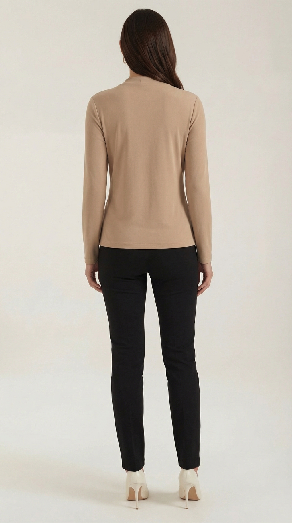 Blusa Jamie con Cuello Alto Anudado