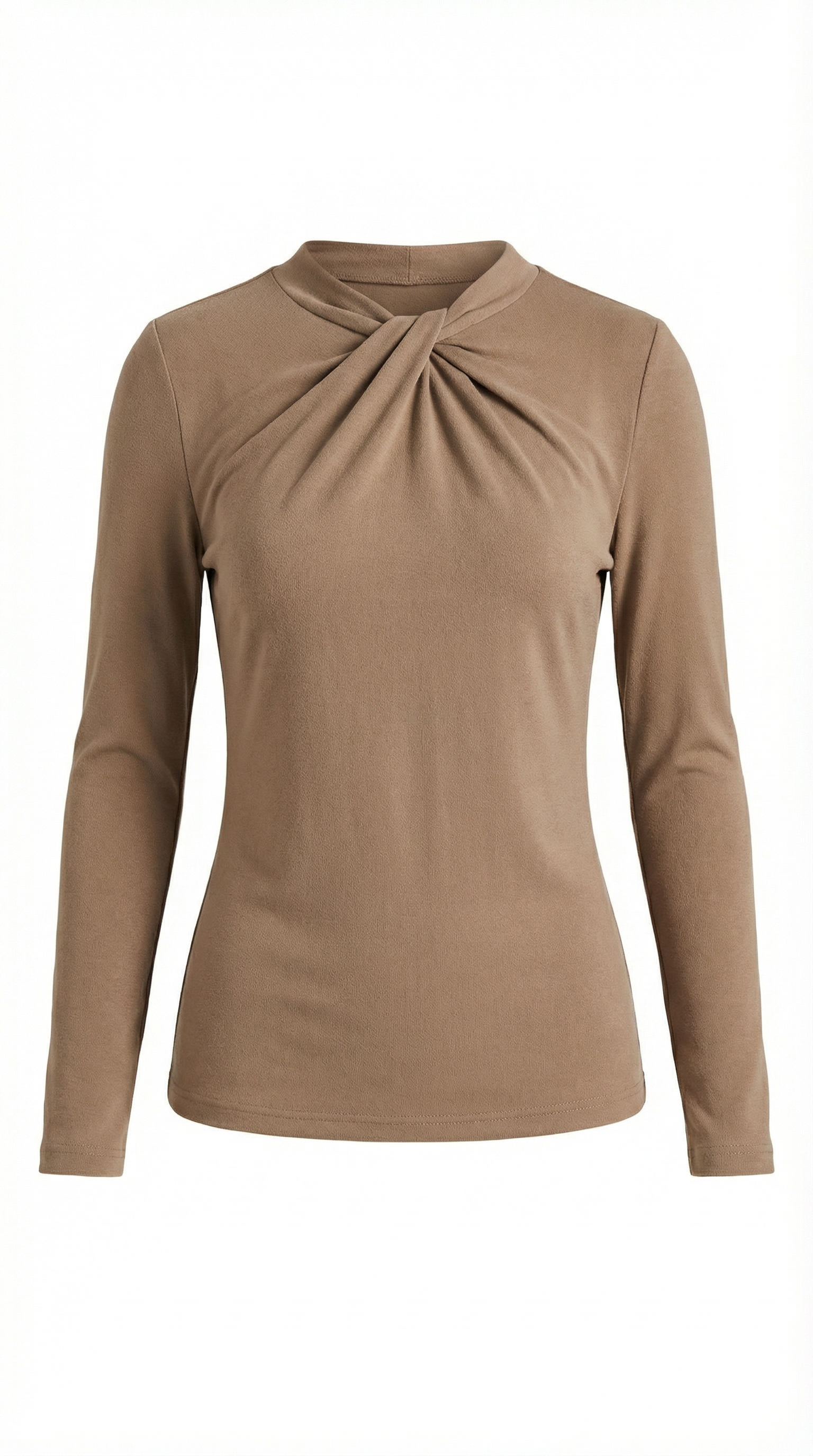 Blusa Jamie con Cuello Alto Anudado