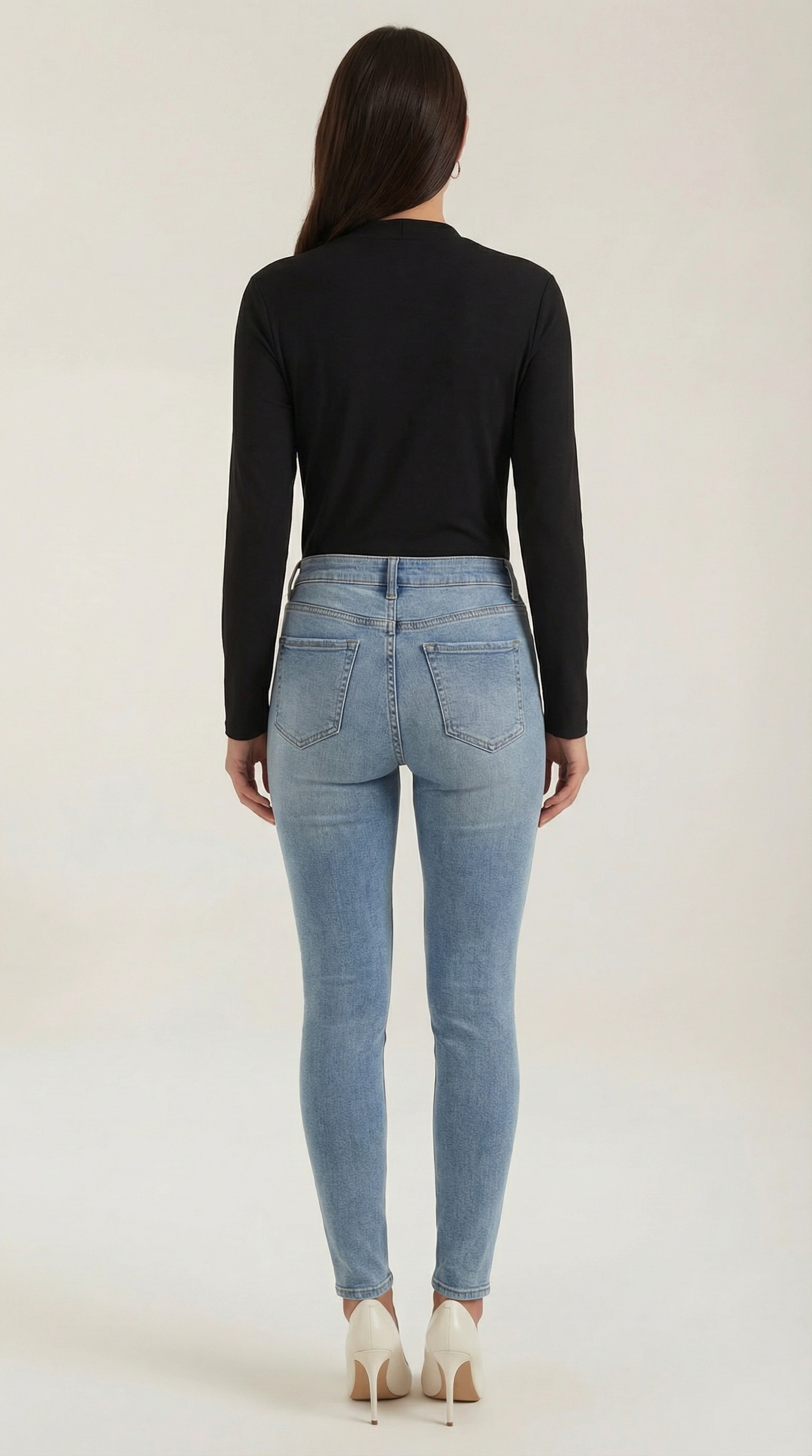 Blusa Jamie con Cuello Alto Anudado