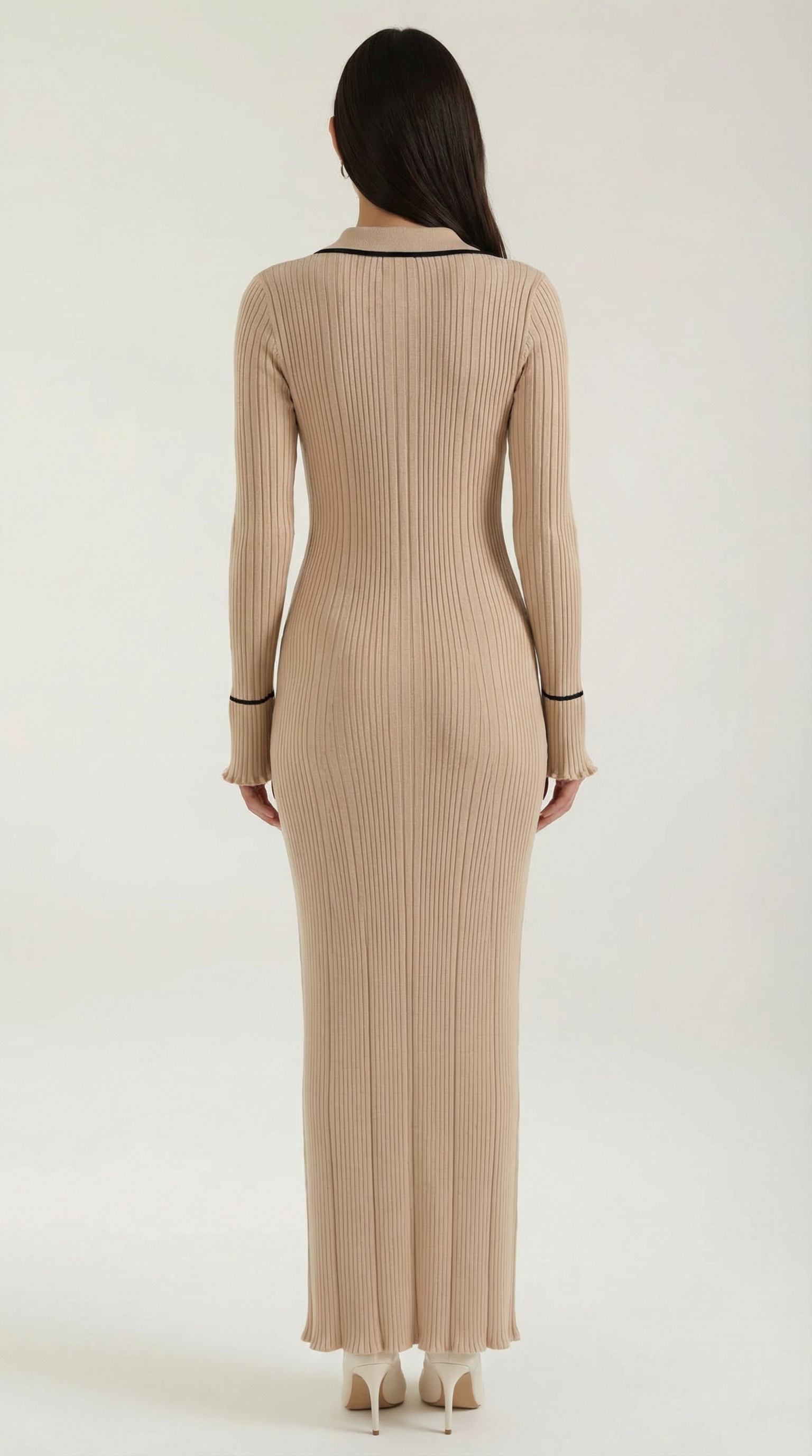 Vestido Maxi Josephine de Punto Ajustado