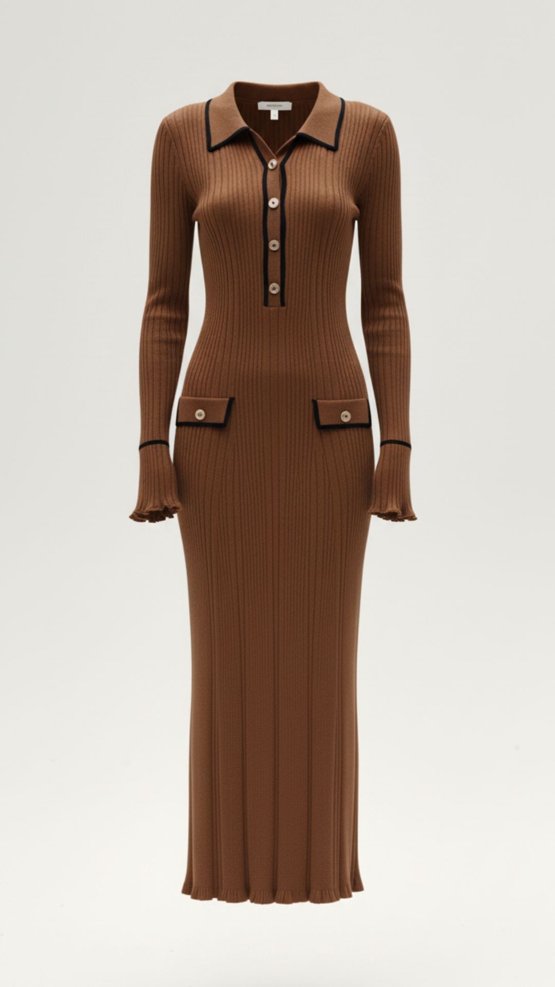Vestido Maxi Josephine de Punto Ajustado