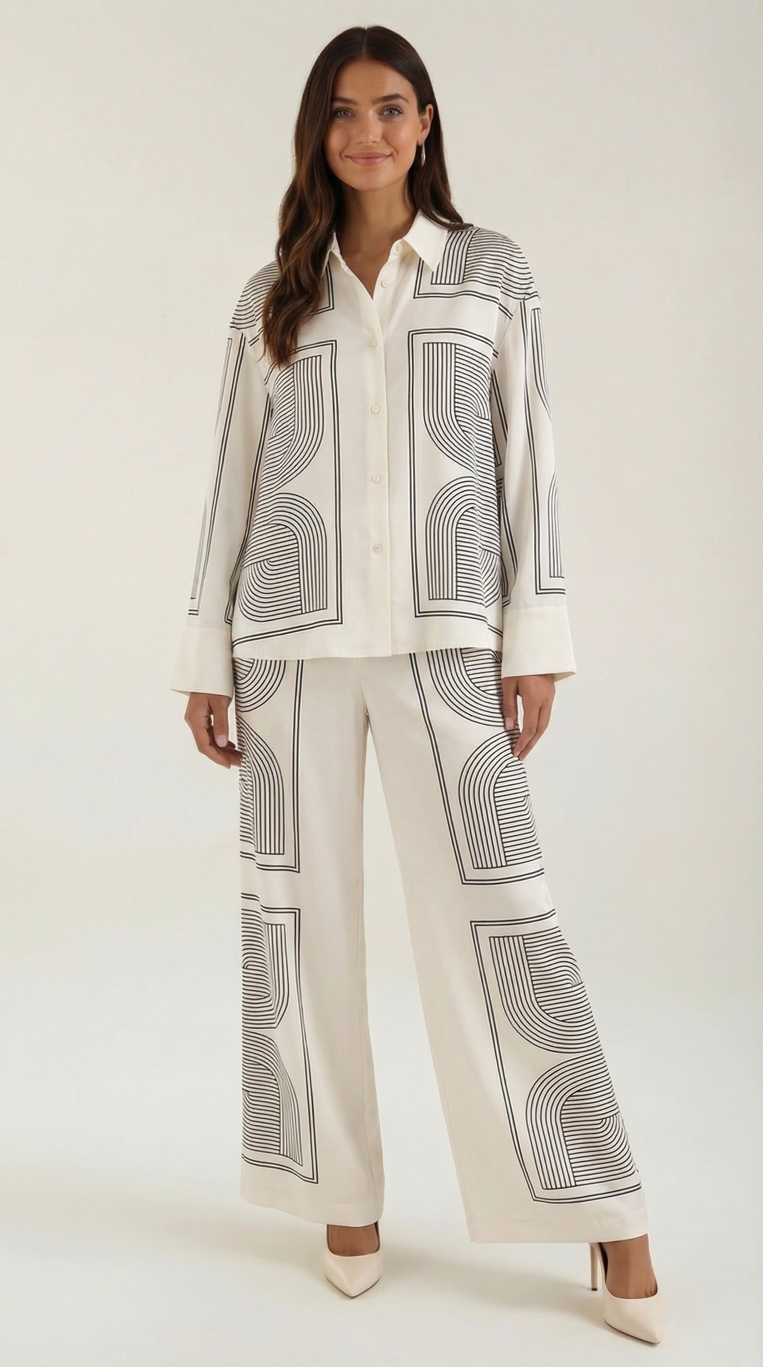 Pantalón Jude con Estampado Geométrico
