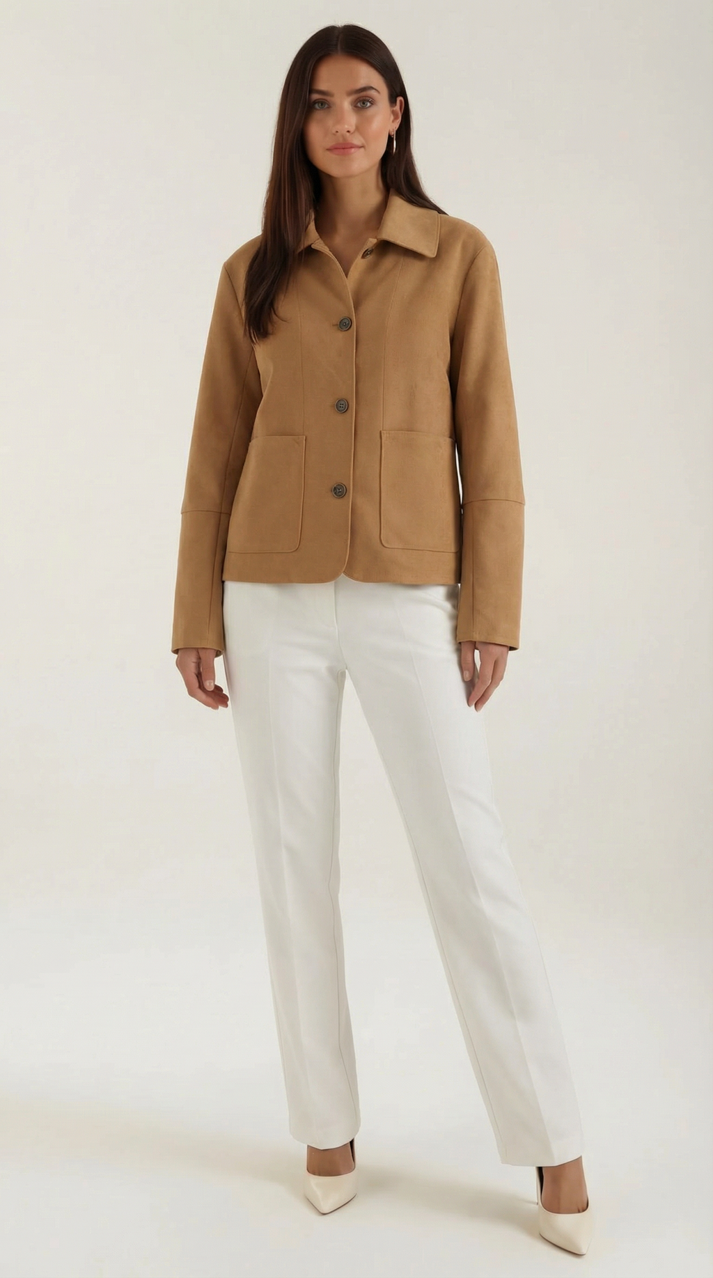 Chaqueta Julie con Cuello Camisero