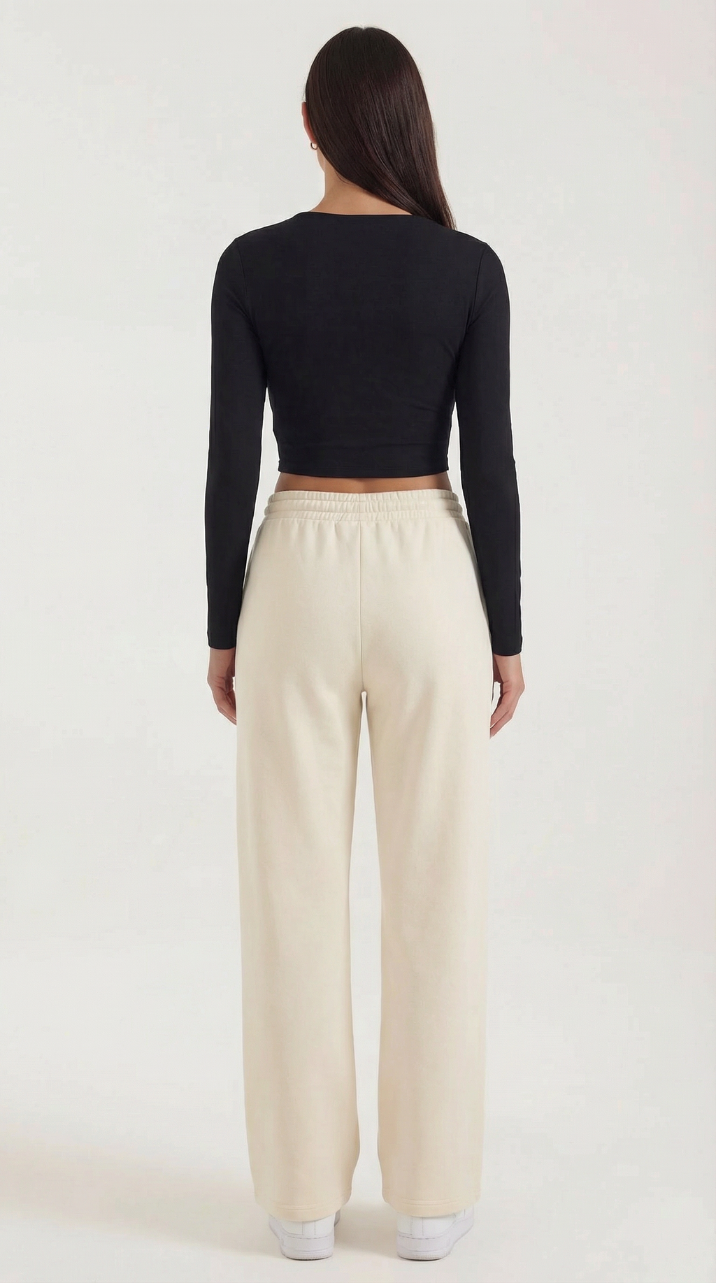 Crop Top Karen de Manga Larga