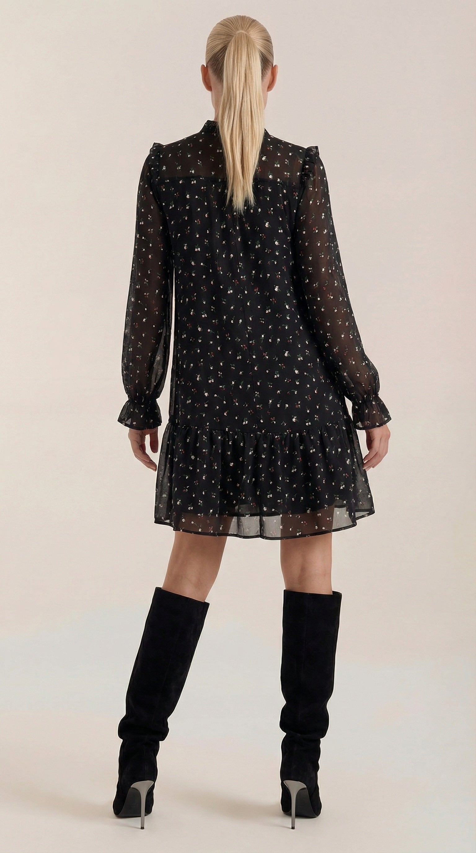 Vestido Mini Katie con Volantes