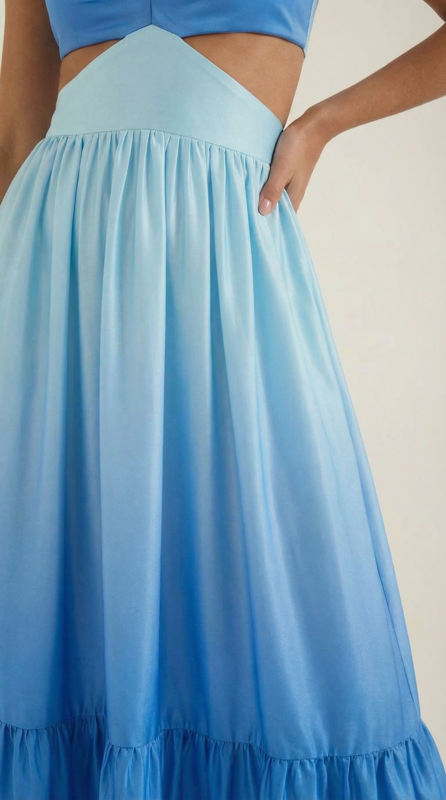 Vestido Maxi Laura con Degradado Fluido