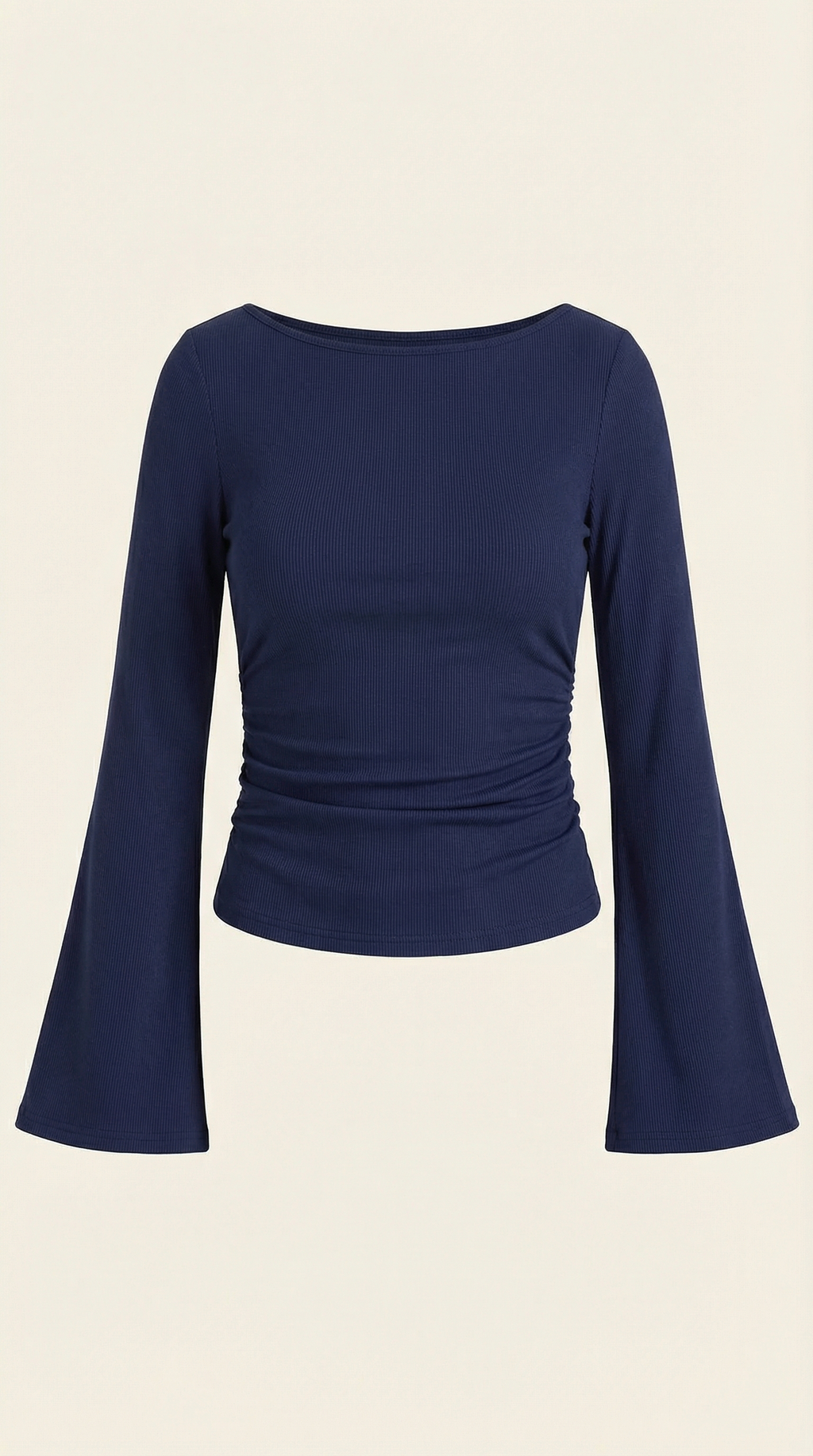 Top Leona con Mangas Abullonadas